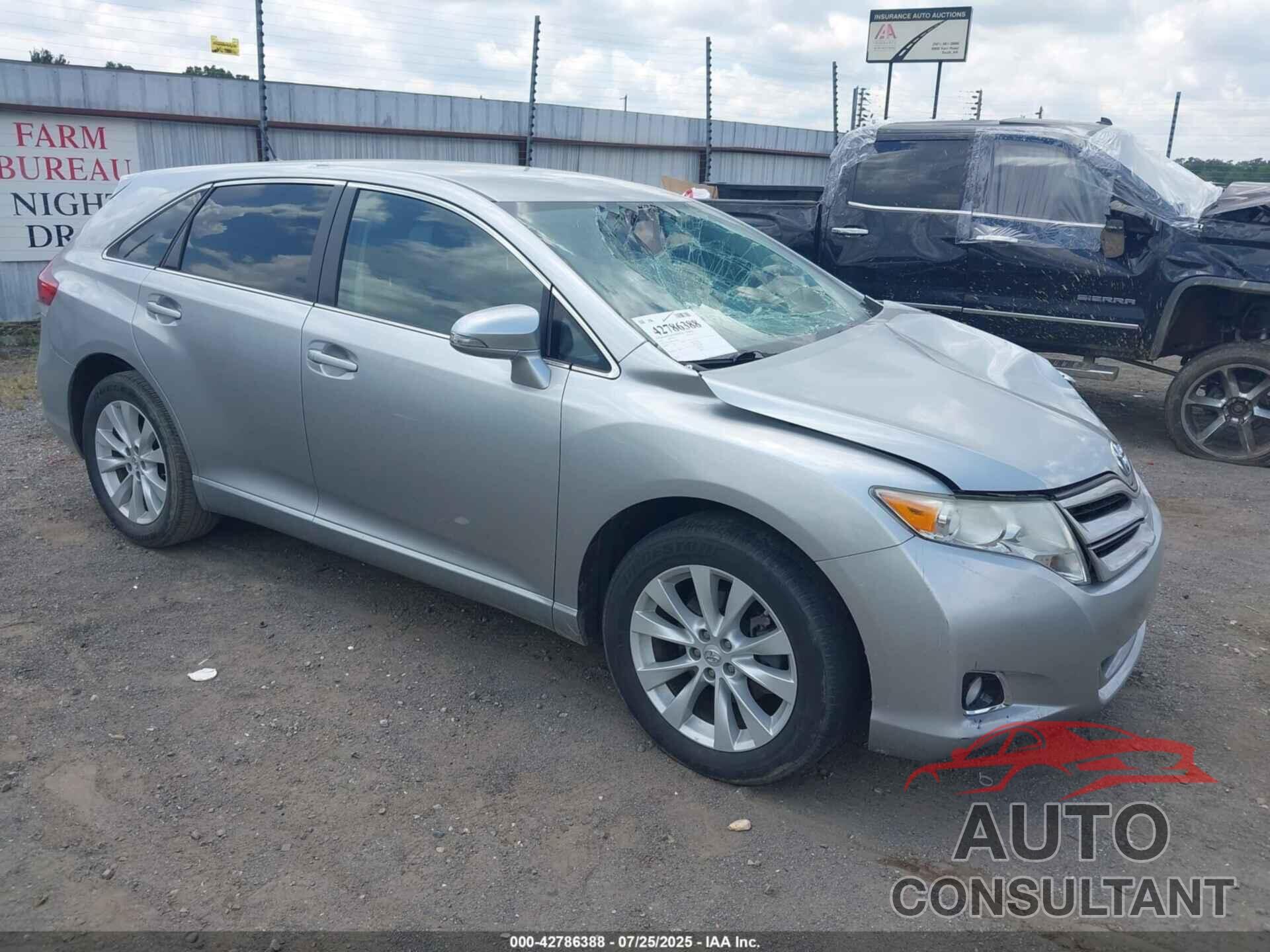 TOYOTA VENZA 2015 - 4T3ZA3BBXFU091688
