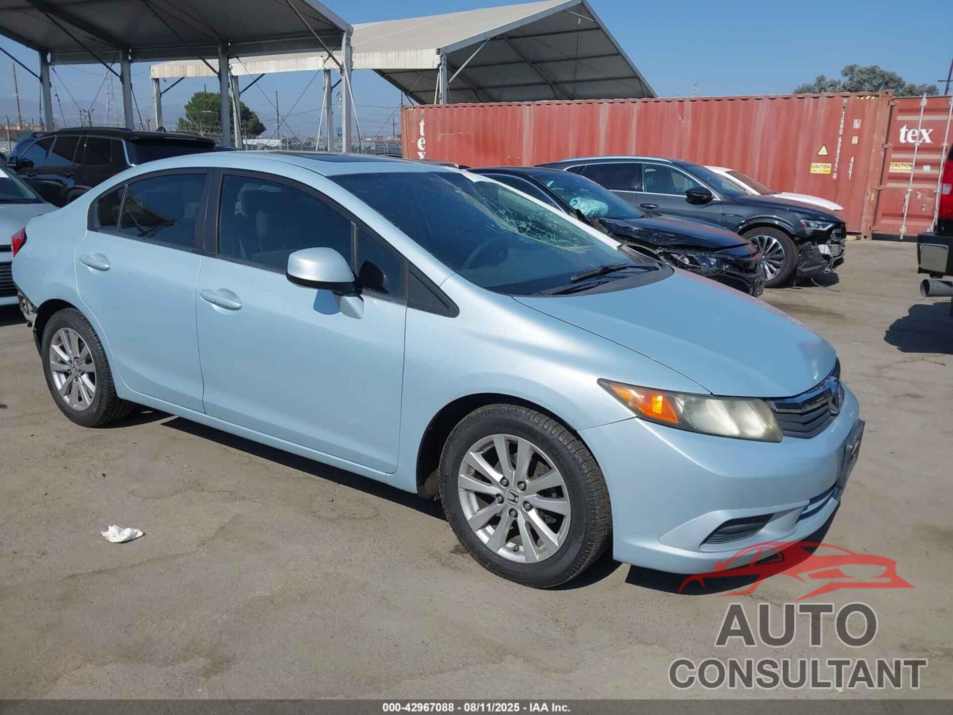 HONDA CIVIC 2012 - 19XFB2F85CE343895