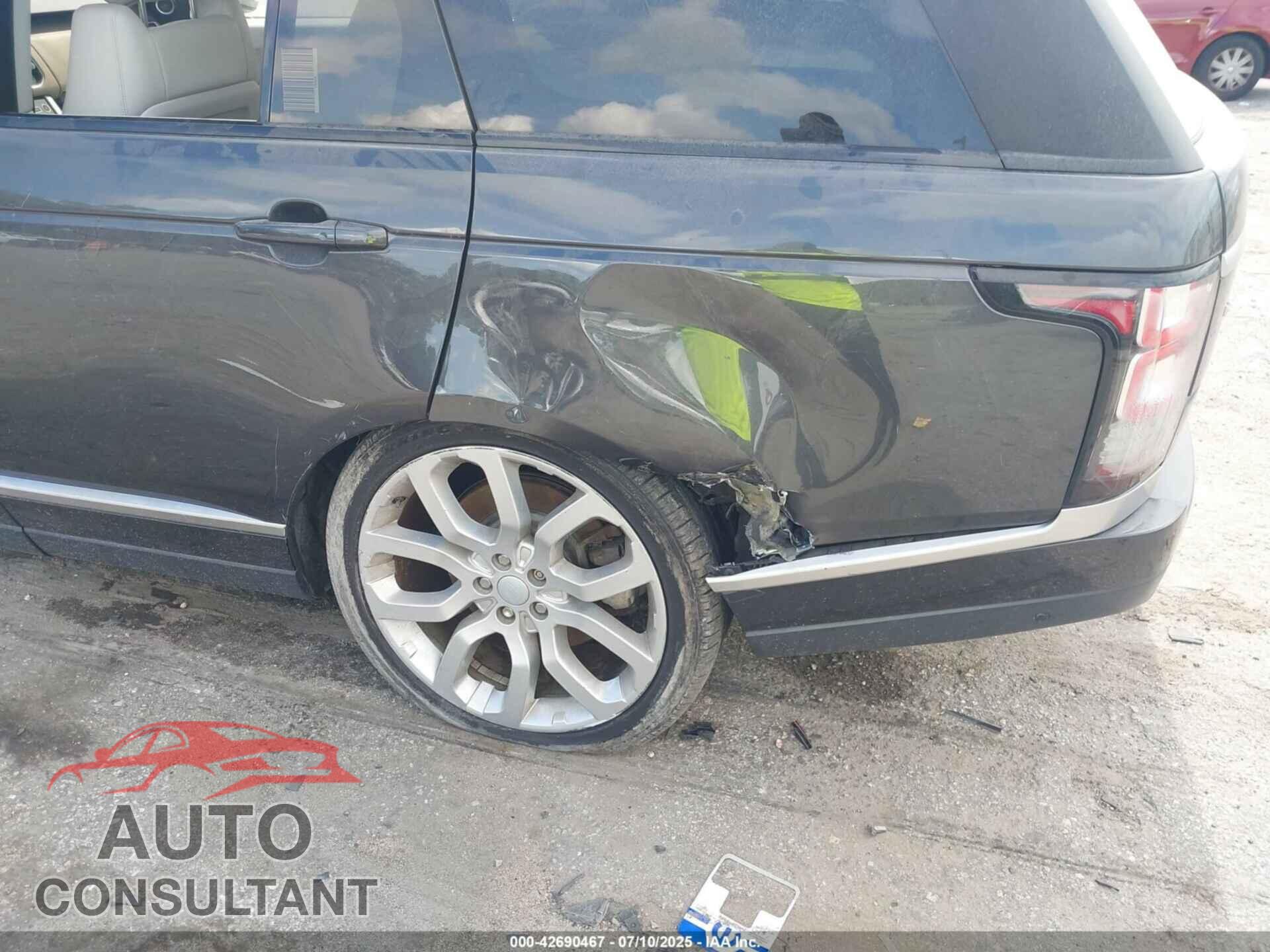 LAND ROVER RANGE ROVER 2016 - SALGS2VF2GA269292