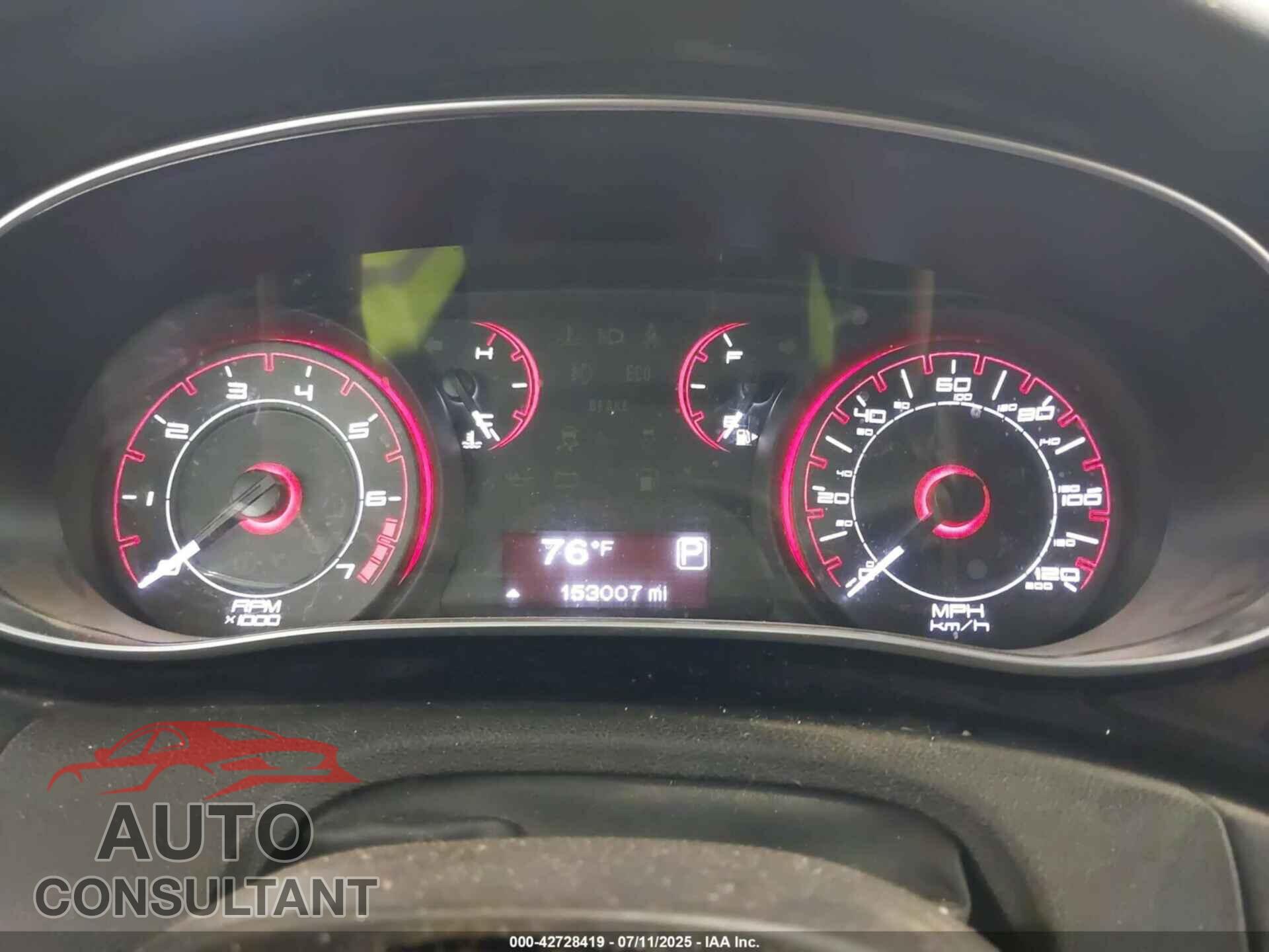 DODGE DART 2013 - 1C3CDFBA7DD346219