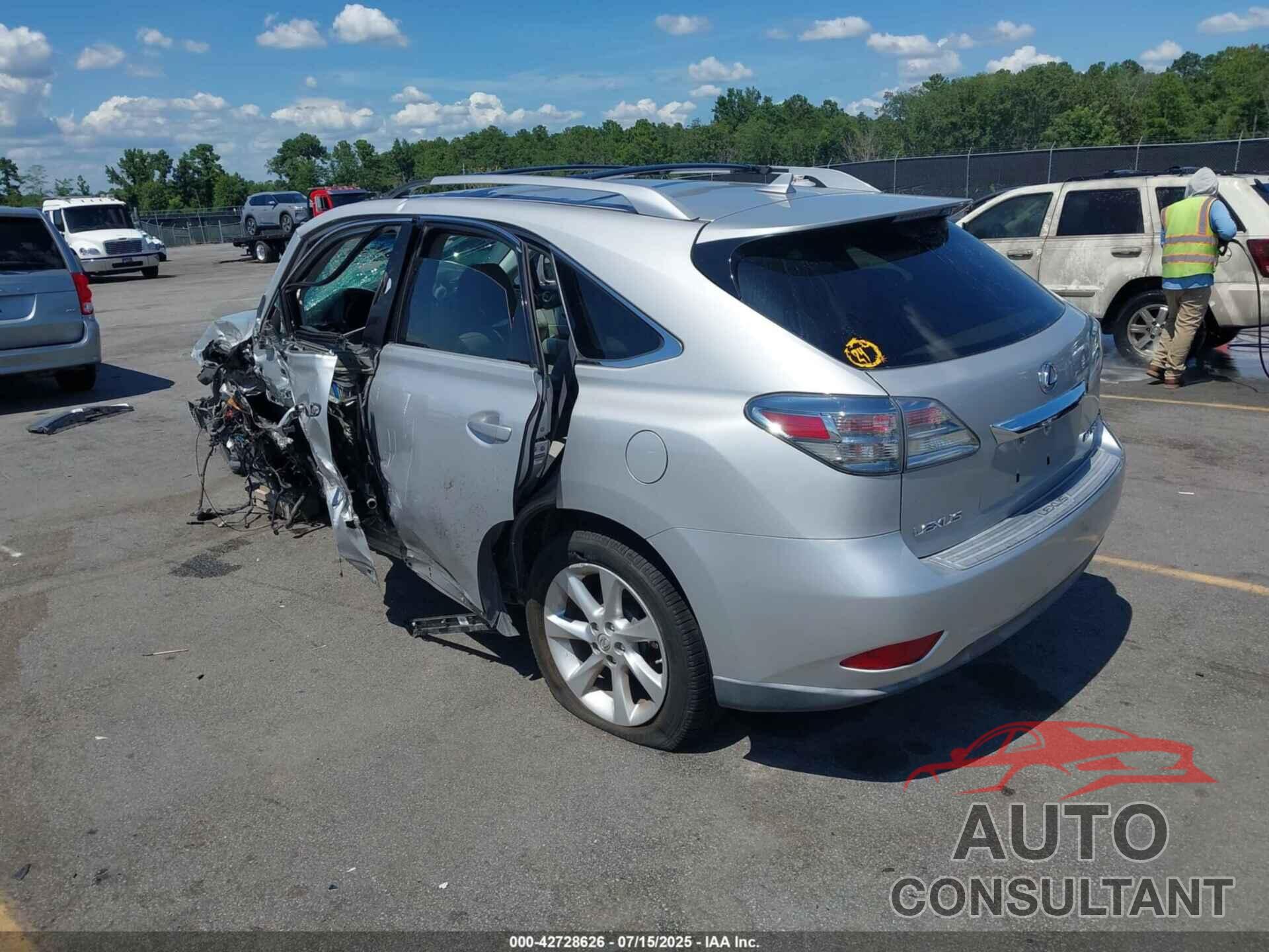 LEXUS RX 350 2010 - 2T2ZK1BA2AC002591