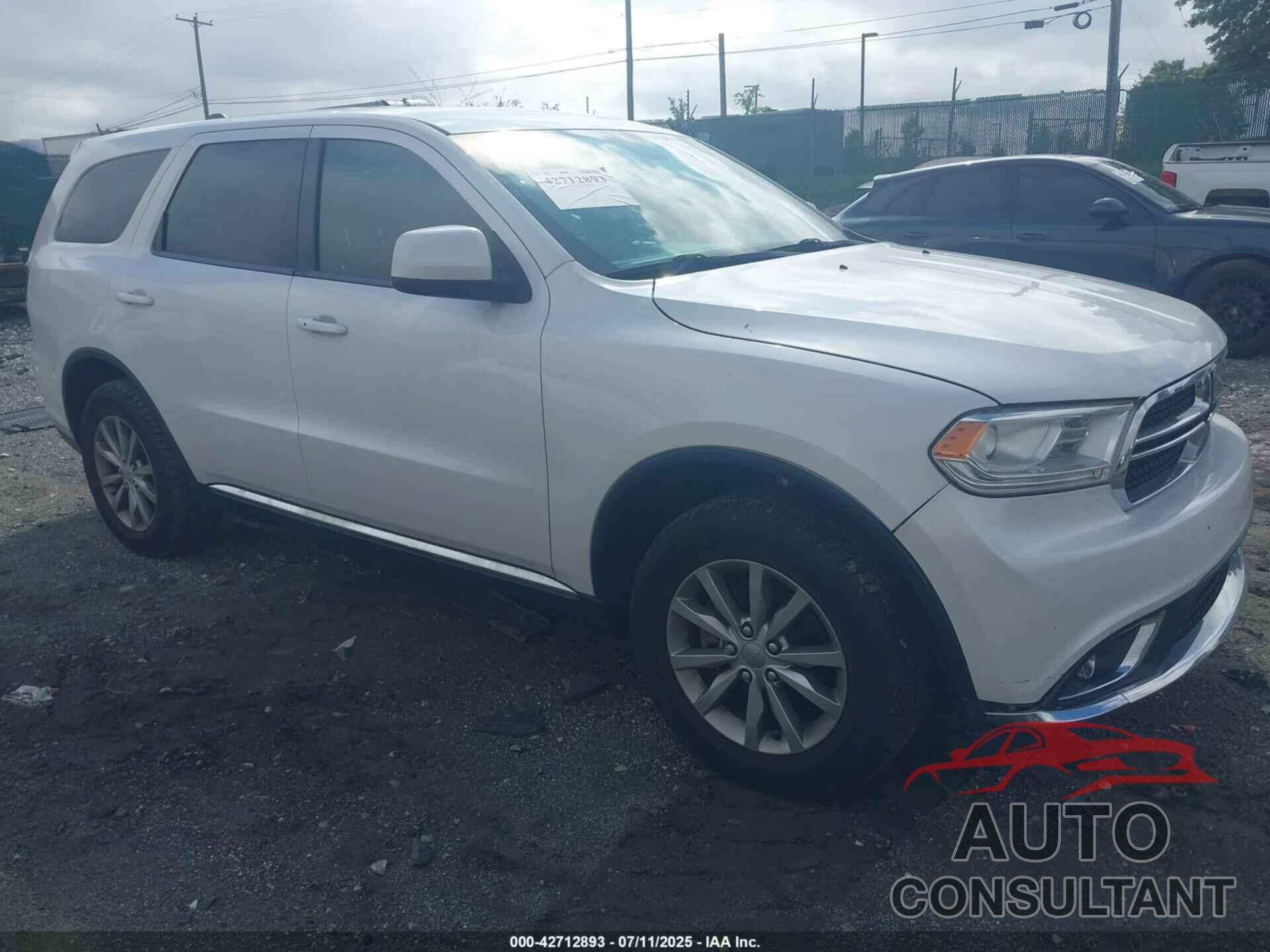 DODGE DURANGO 2017 - 1C4RDJAG6HC661040