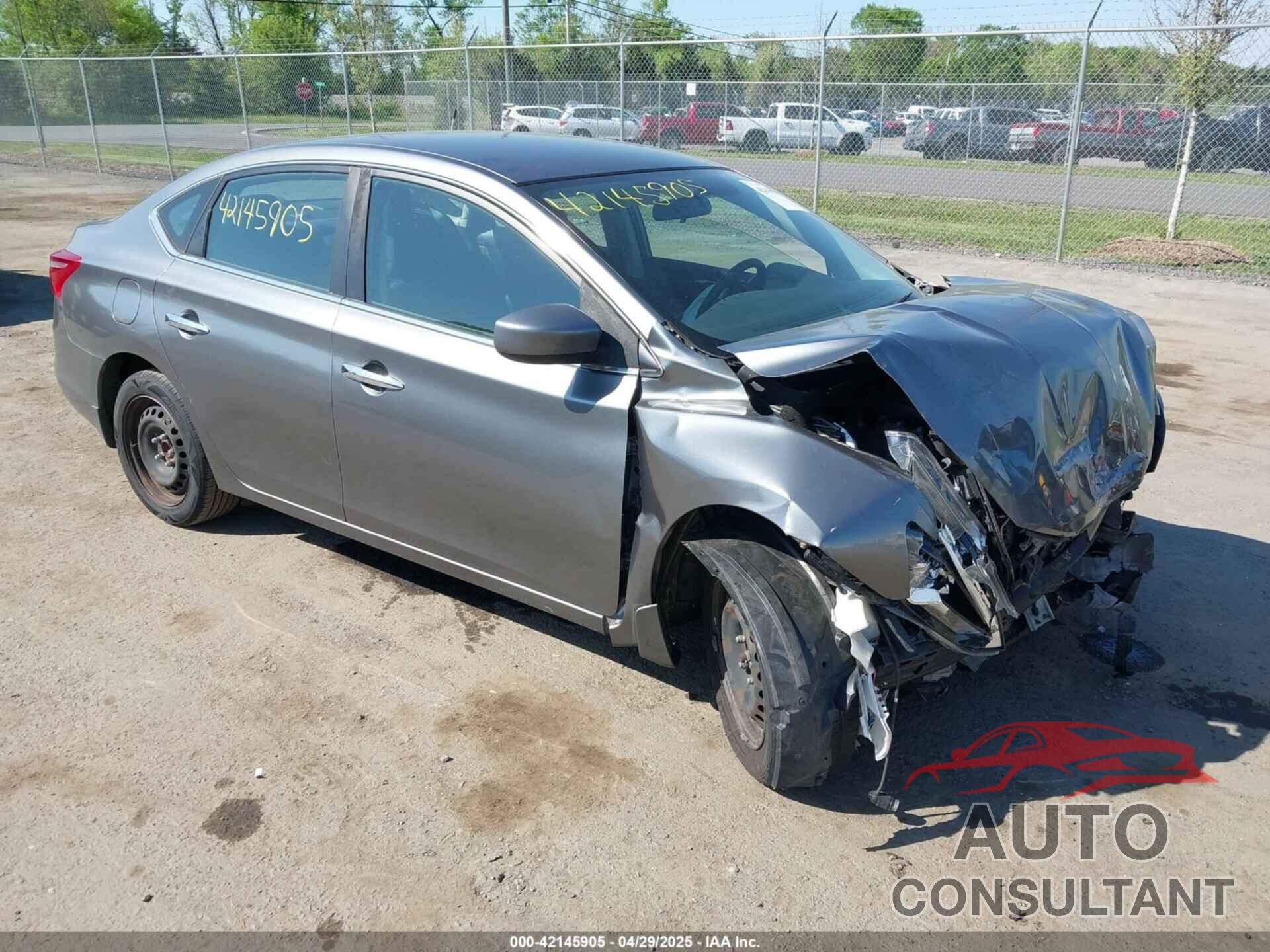 NISSAN SENTRA 2017 - 3N1AB7AP9HL648456
