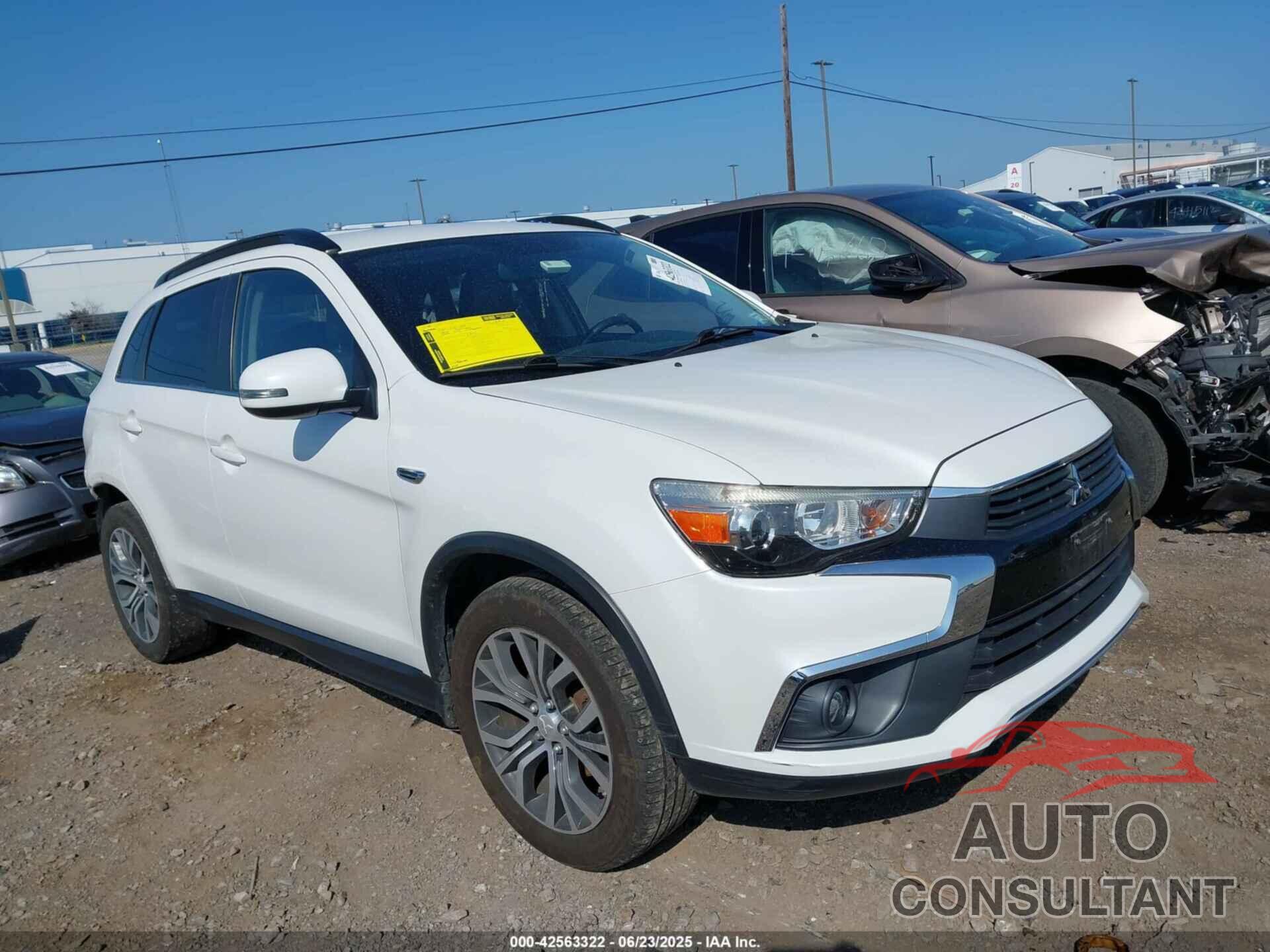 MITSUBISHI OUTLANDER SPORT 2016 - JA4AR4AW8GZ031730