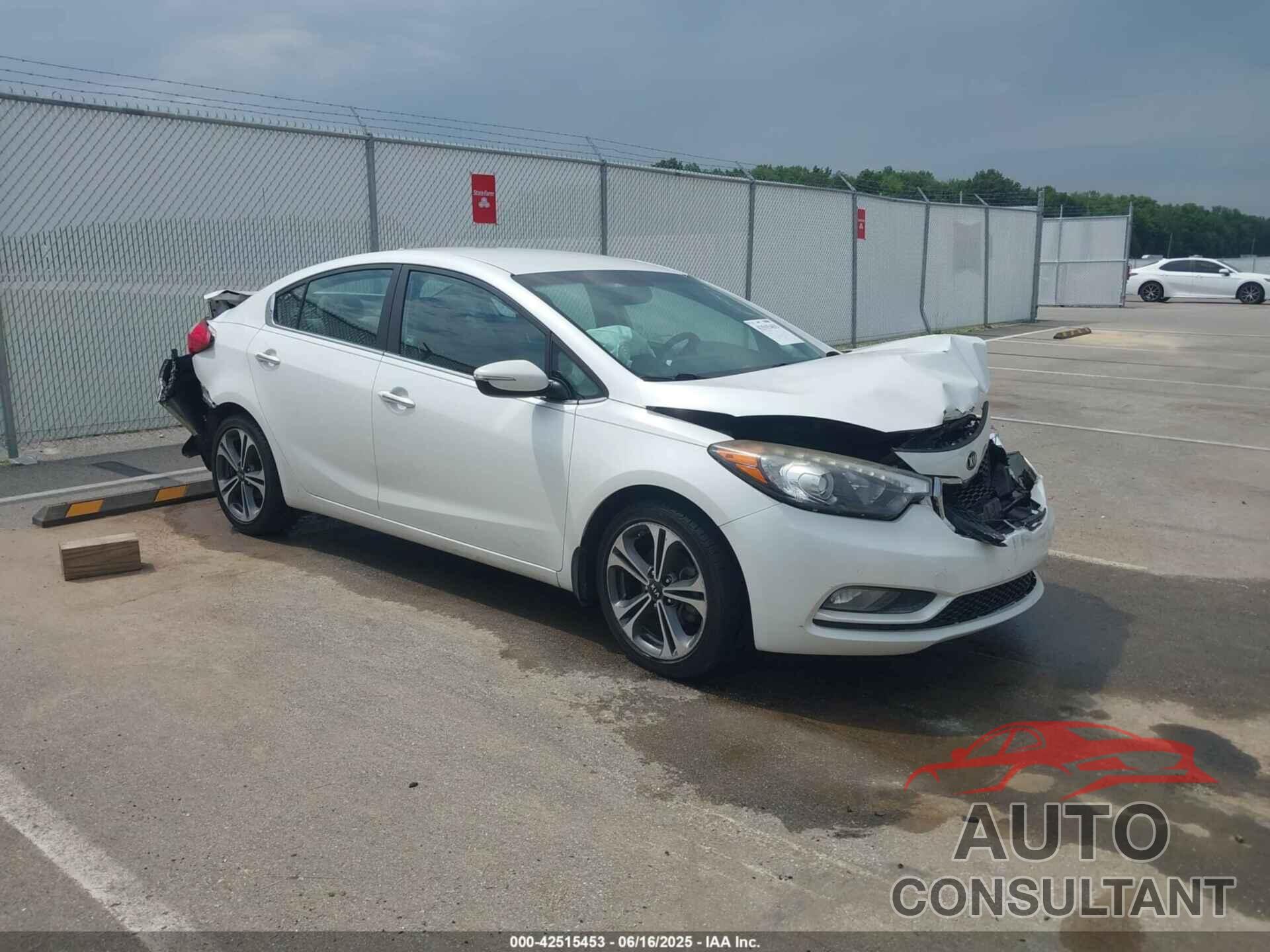 KIA FORTE 2014 - KNAFX4A8XE5205219