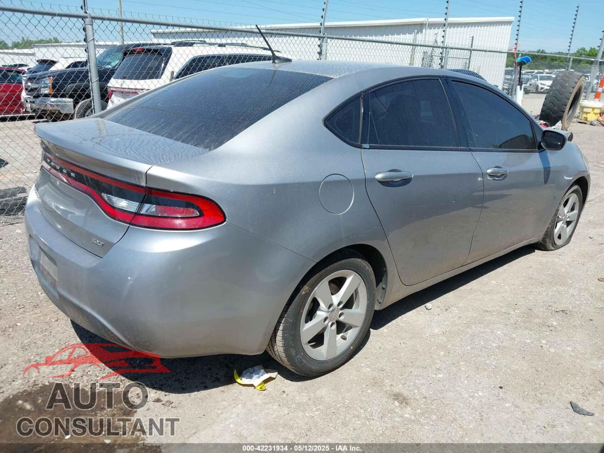 DODGE DART 2015 - 1C3CDFBB3FD212285