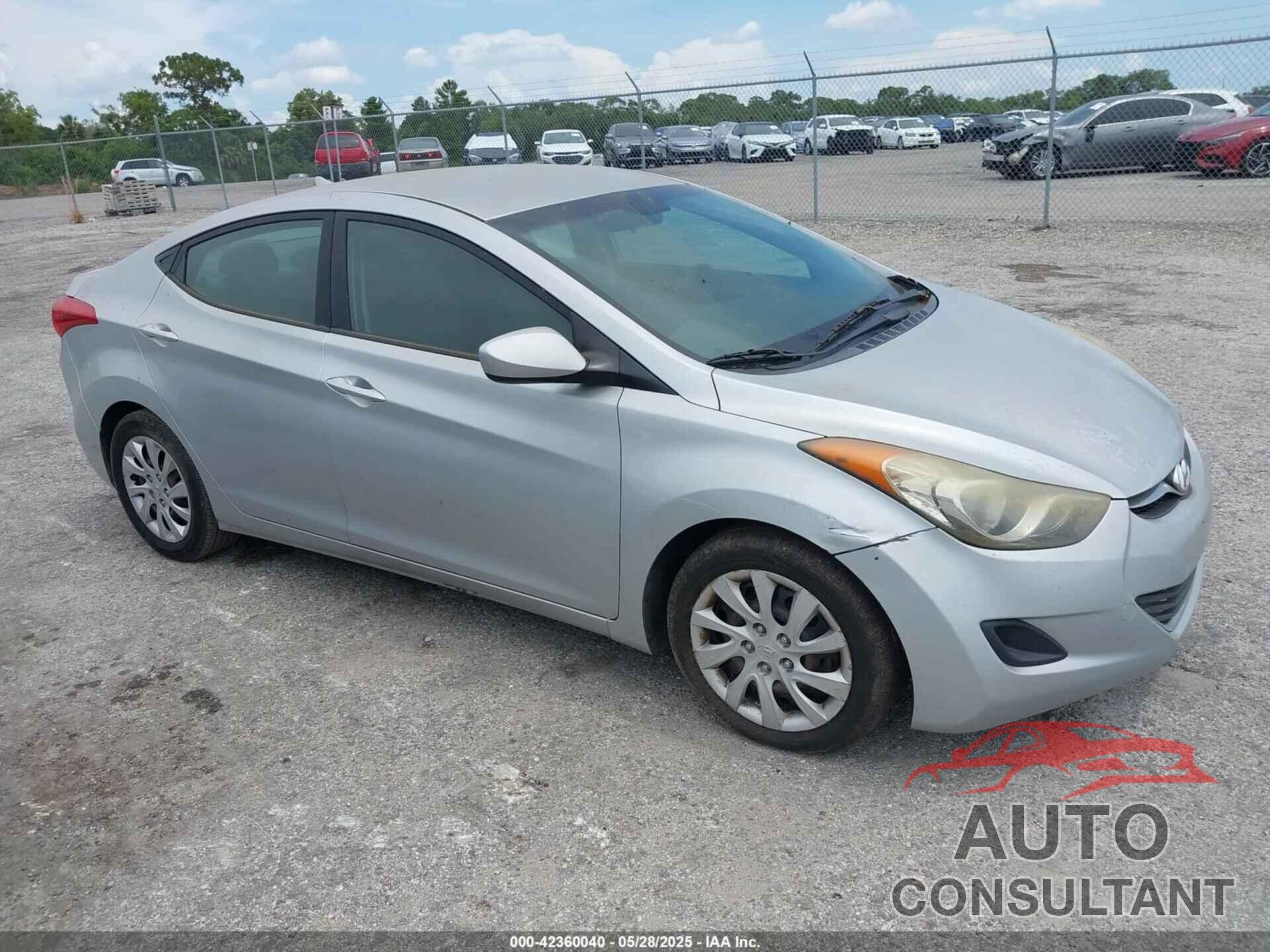HYUNDAI ELANTRA 2013 - 5NPDH4AEXDH187512