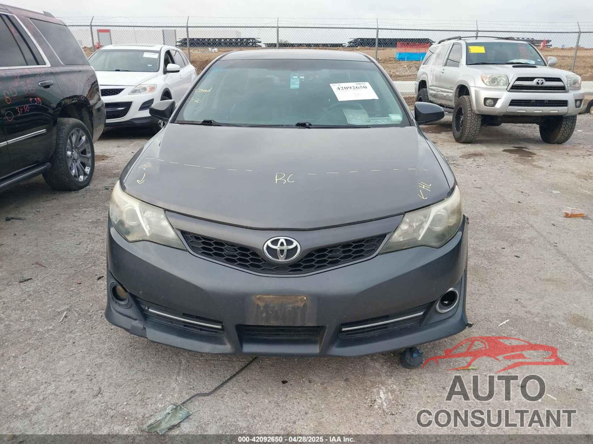 TOYOTA CAMRY 2013 - 4T1BF1FK8DU289581