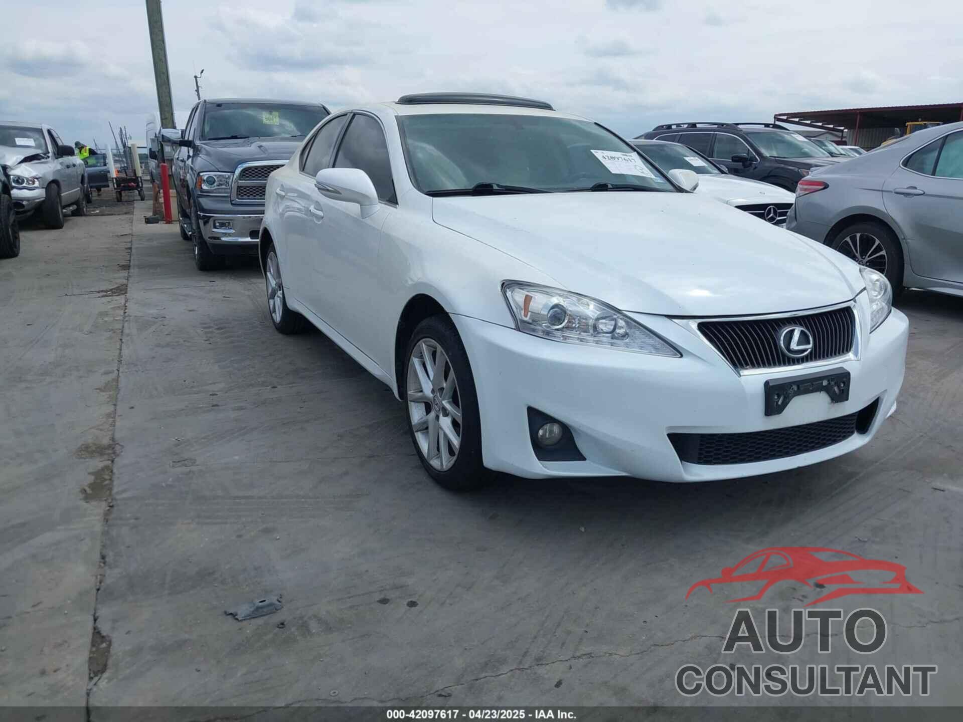 LEXUS IS 250 2012 - JTHCF5C21C5054306