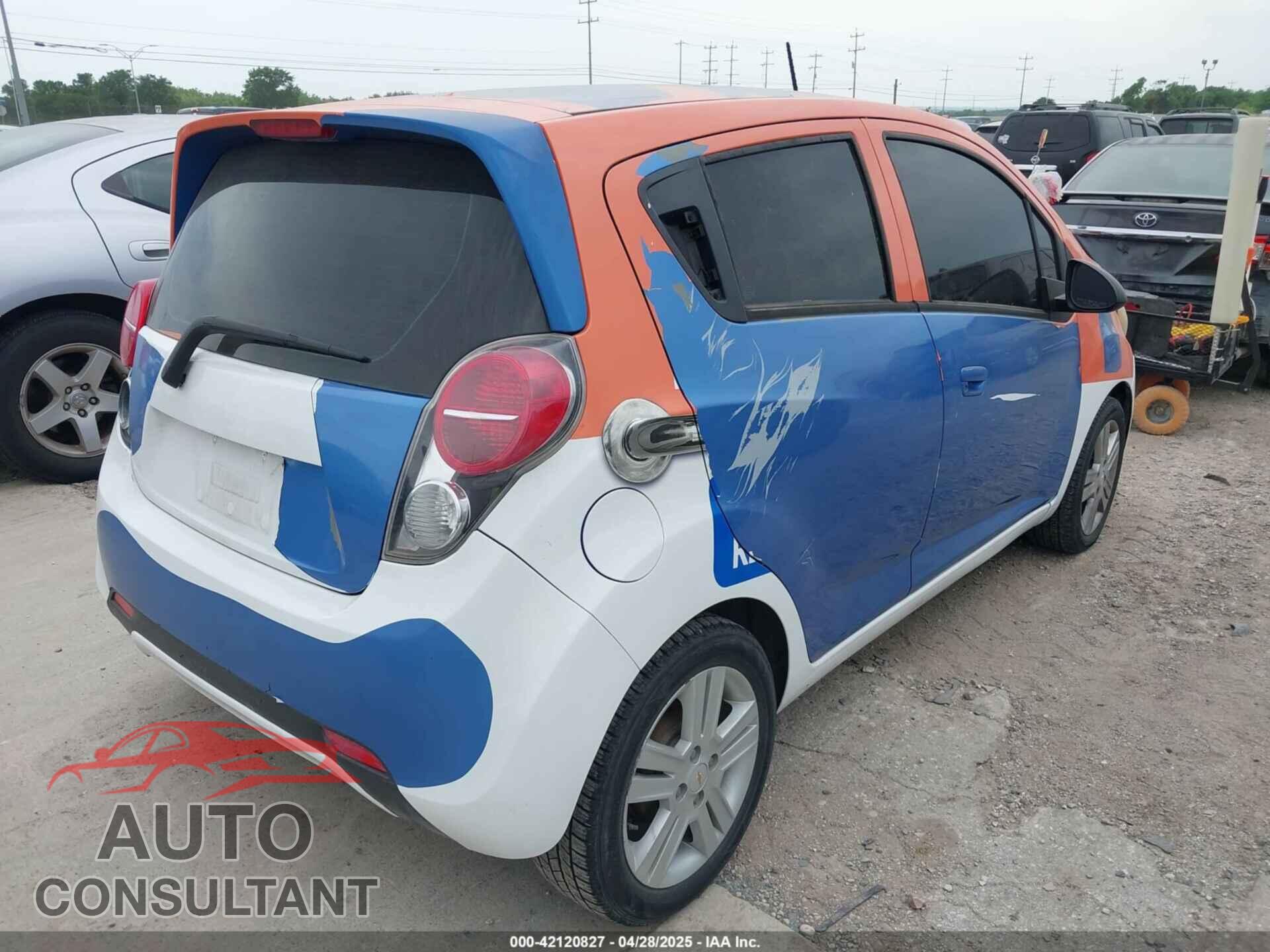 CHEVROLET SPARK 2013 - KL8CD6S91DC510919