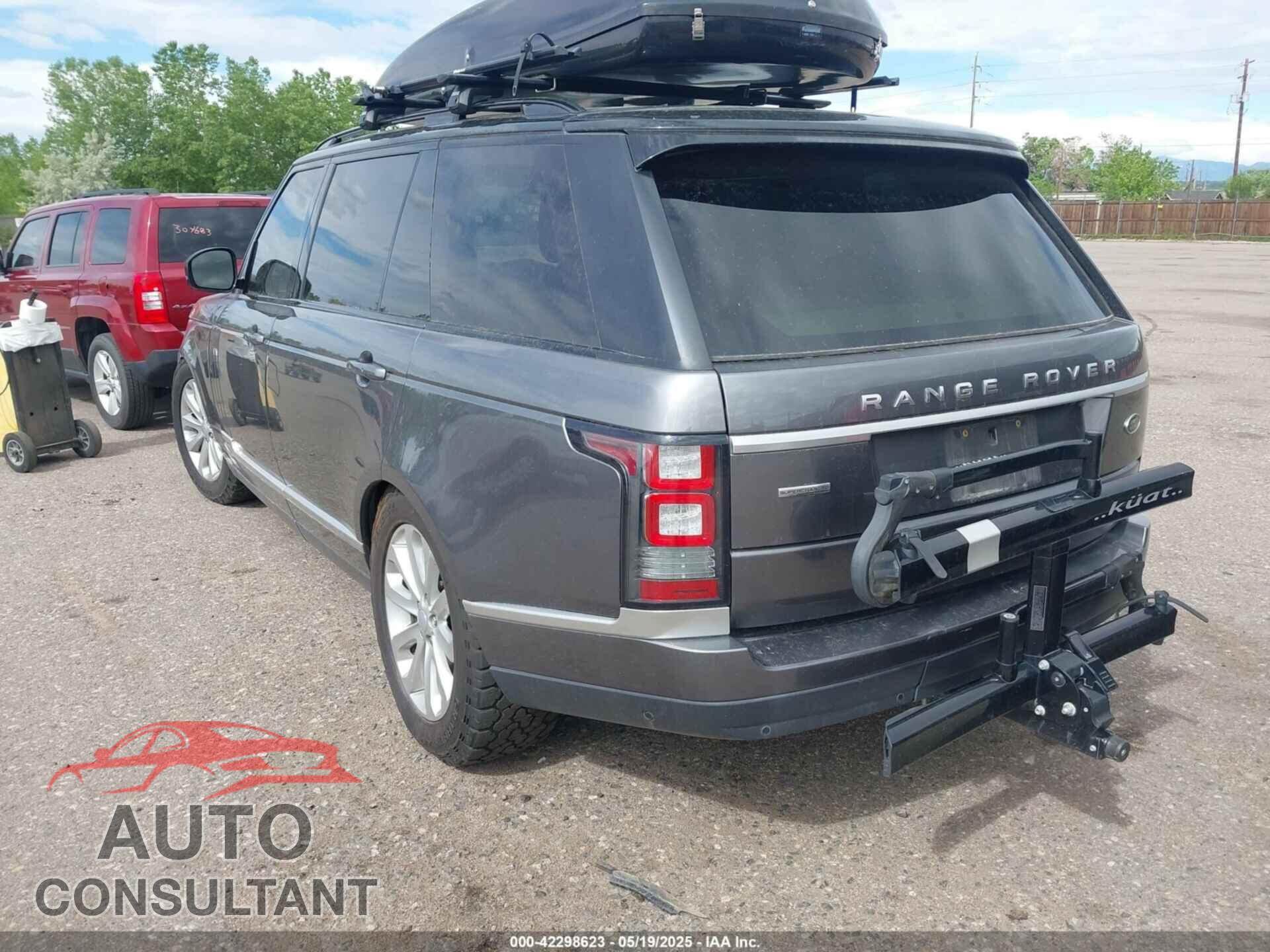 LAND ROVER RANGE ROVER 2016 - SALGS3EF8GA257203