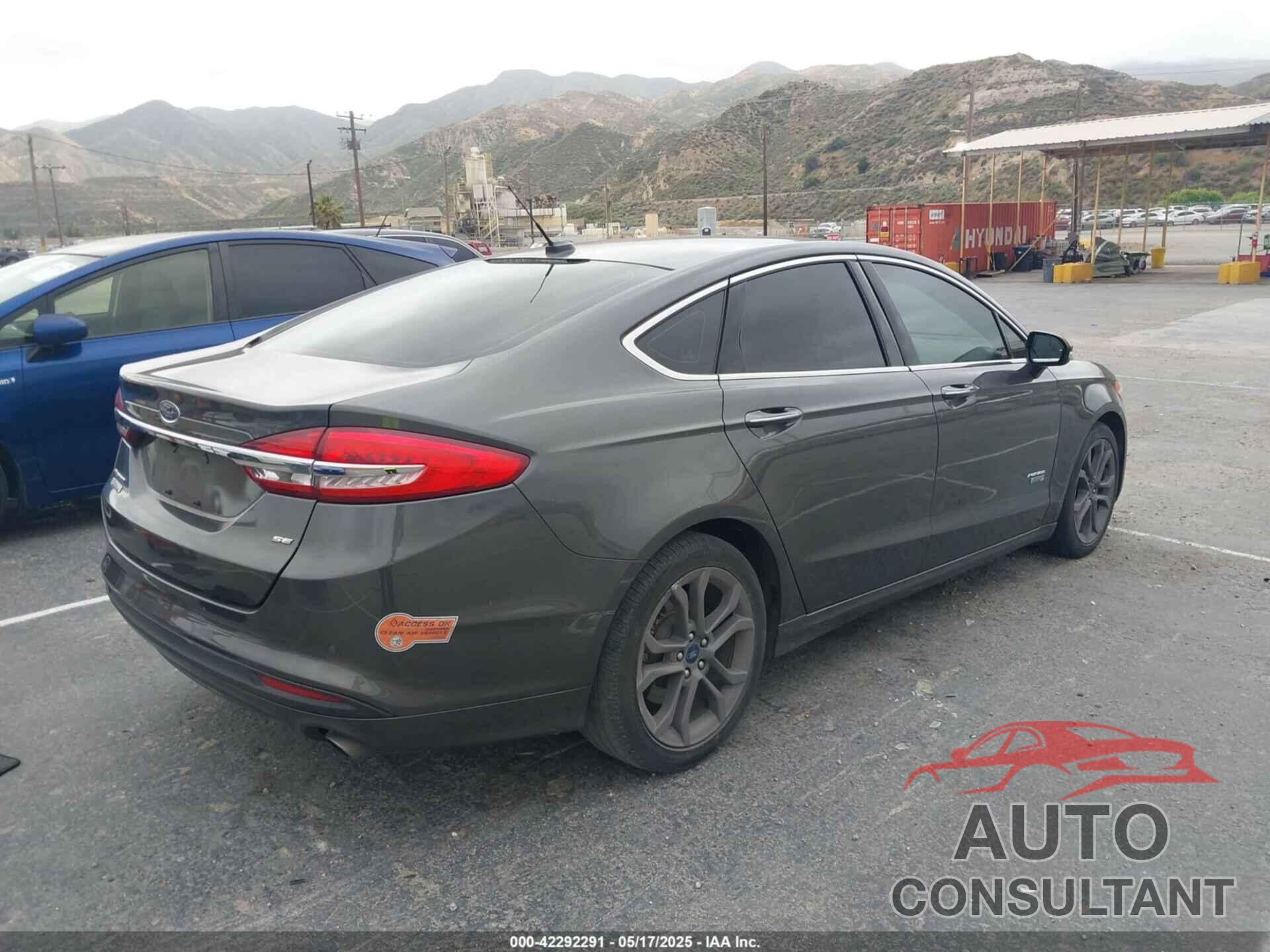 FORD FUSION ENERGI 2017 - 3FA6P0PU9HR201086