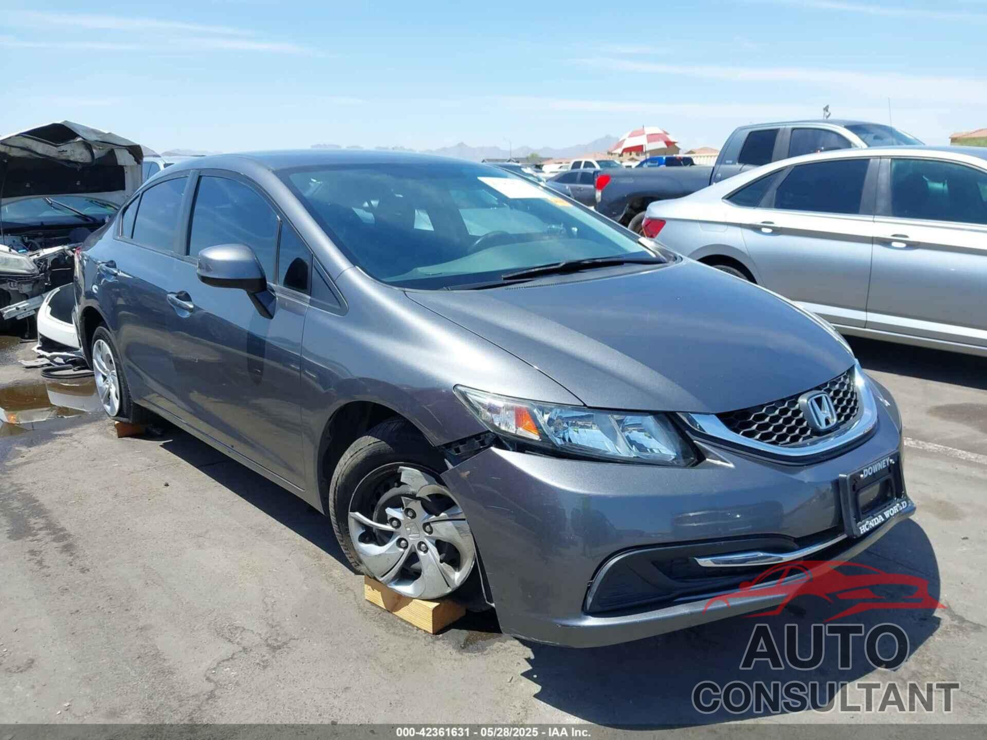 HONDA CIVIC 2013 - 19XFB2F53DE276818