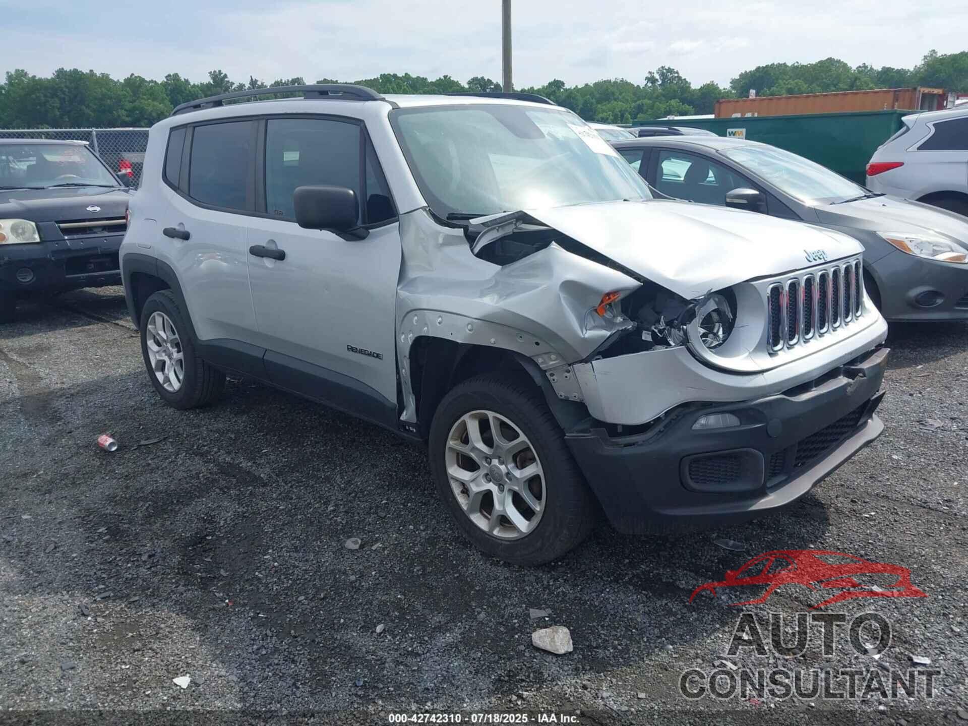 JEEP RENEGADE 2018 - ZACCJBAB3JPJ41711