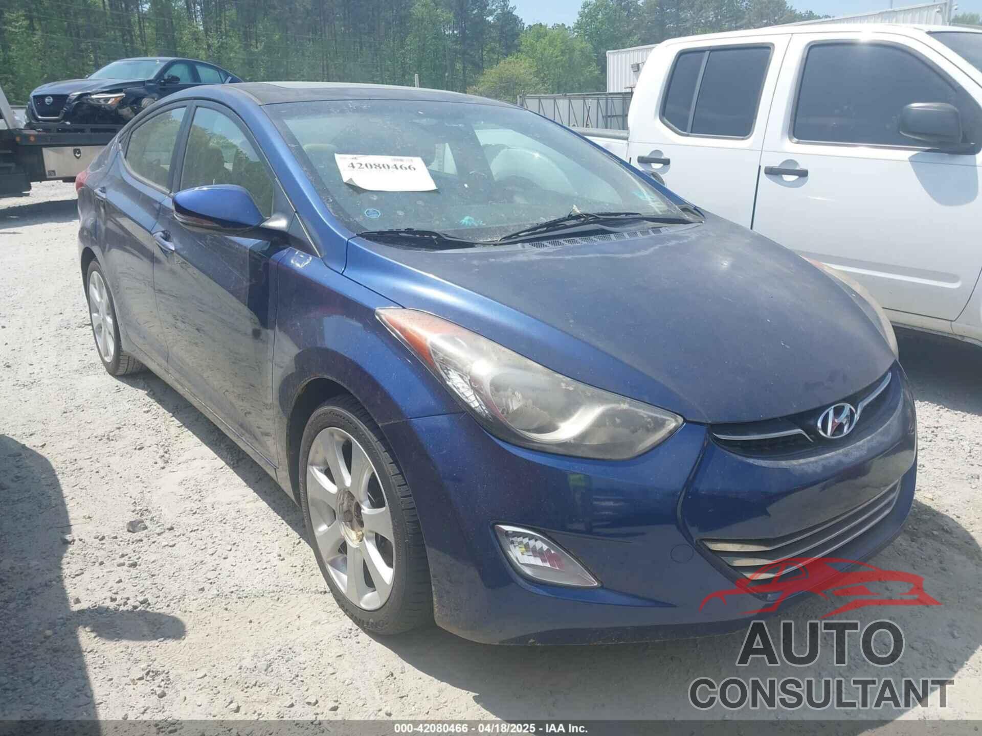 HYUNDAI ELANTRA 2013 - KMHDH4AE1DU876596