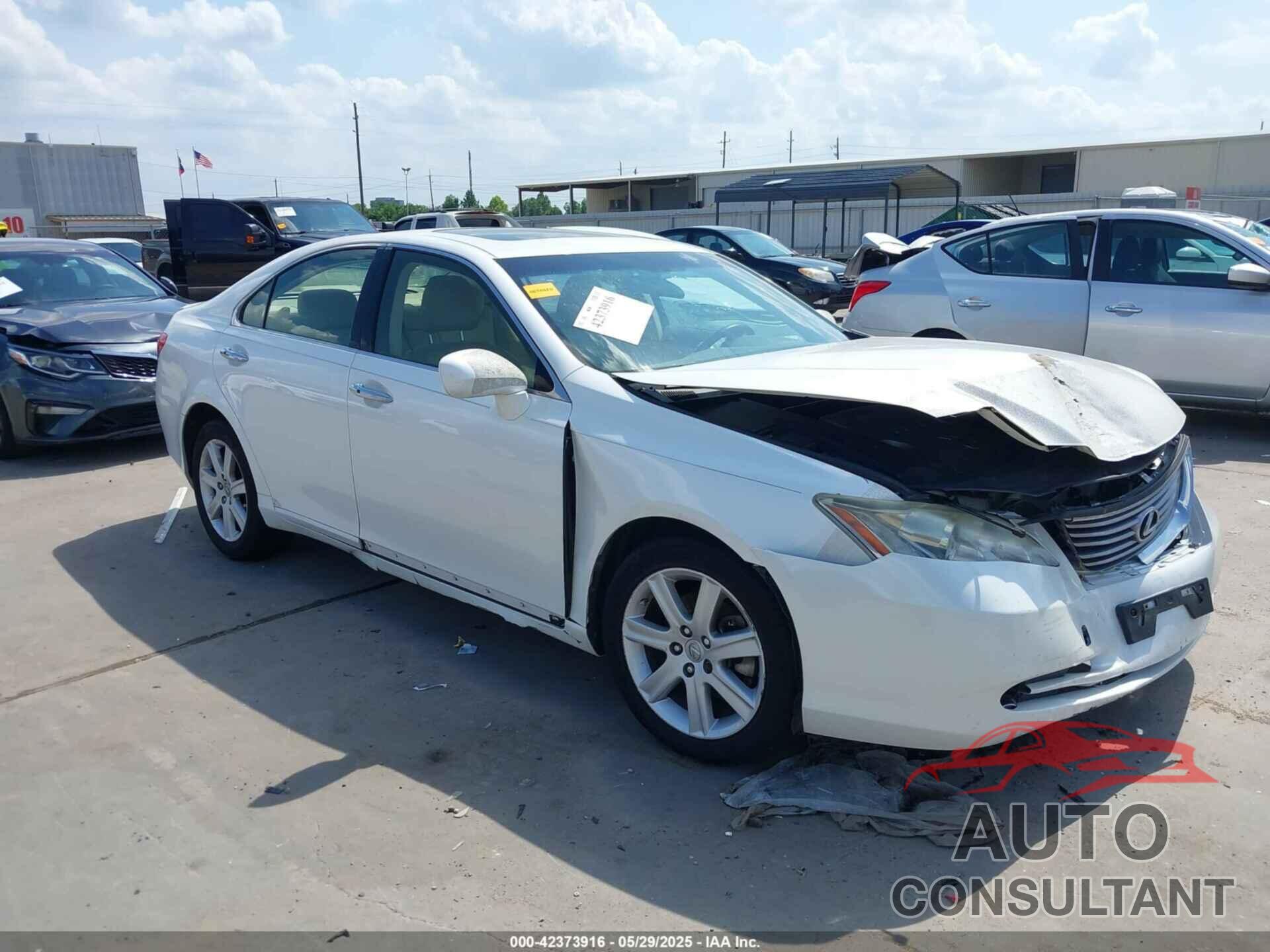 LEXUS ES 350 2009 - JTHBJ46G392275489