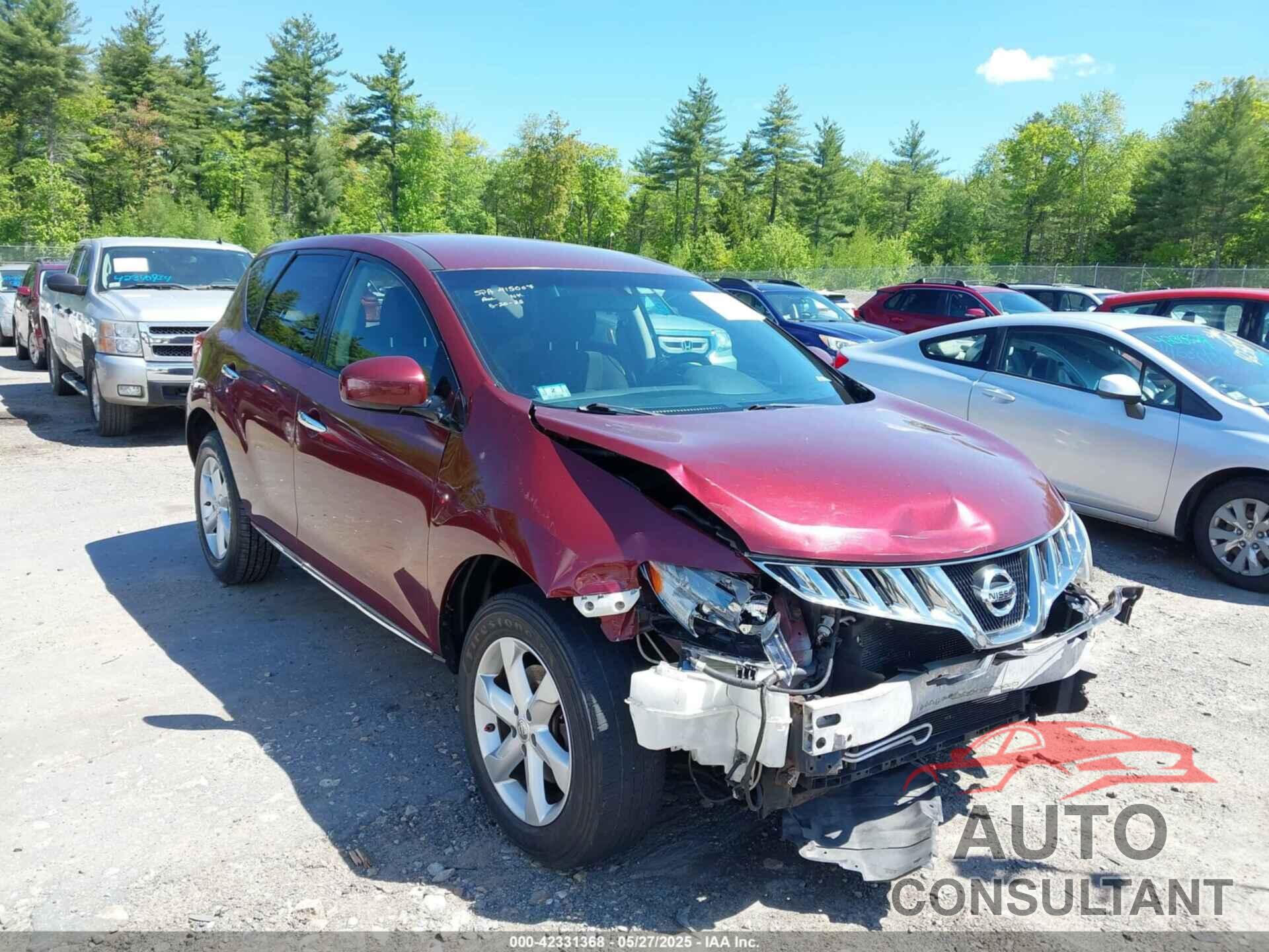 NISSAN MURANO 2010 - JN8AZ1MW8AW140427