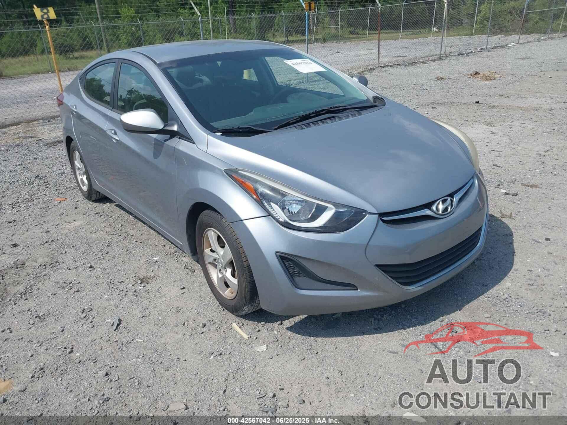 HYUNDAI ELANTRA 2015 - 5NPDH4AE6FH651107