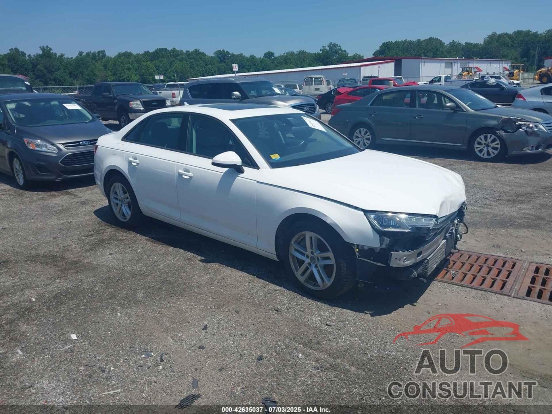 AUDI A4 2017 - WAUGNAF44HN056891