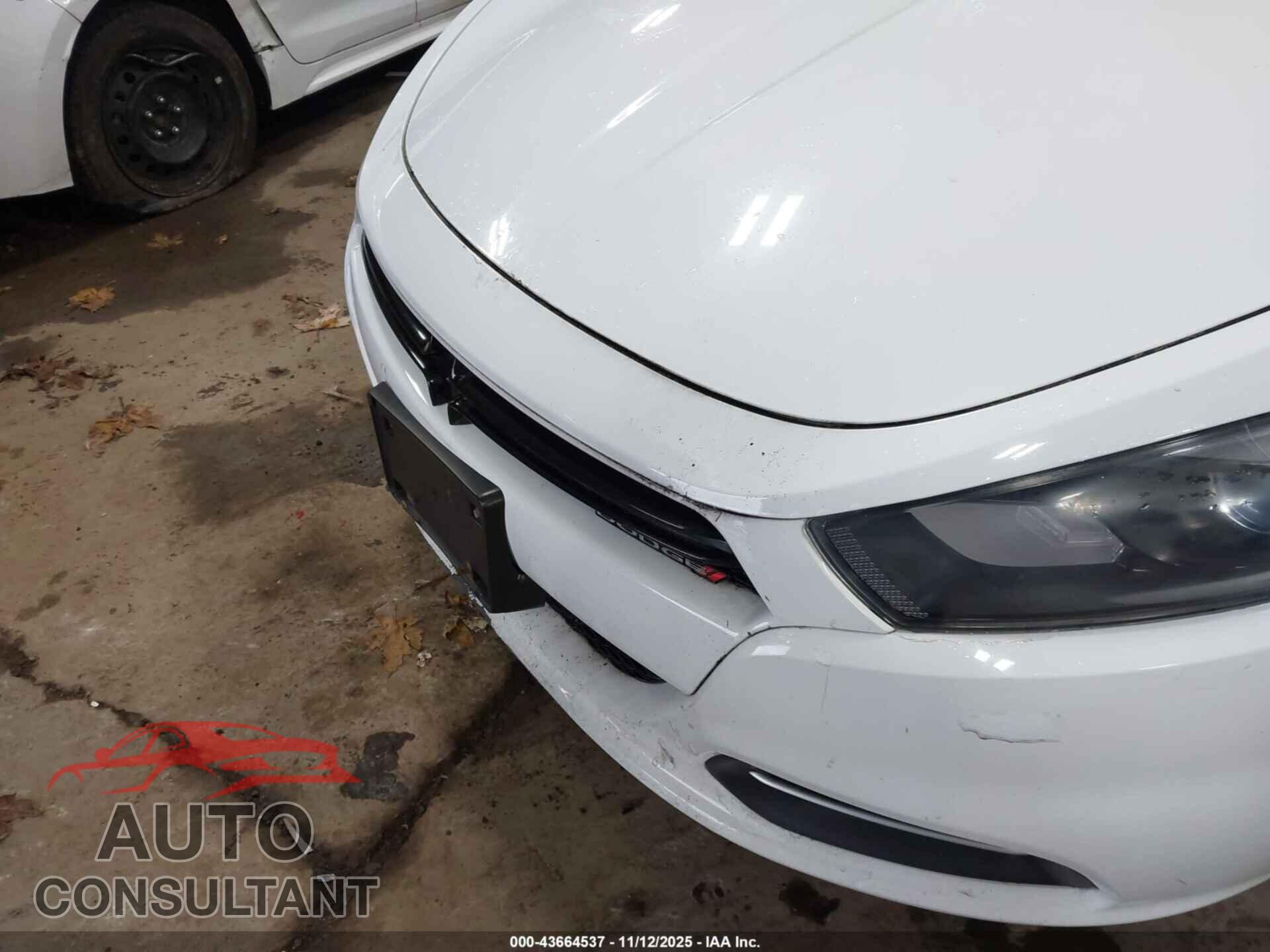 DODGE DART 2015 - 1C3CDFBB1FD431827