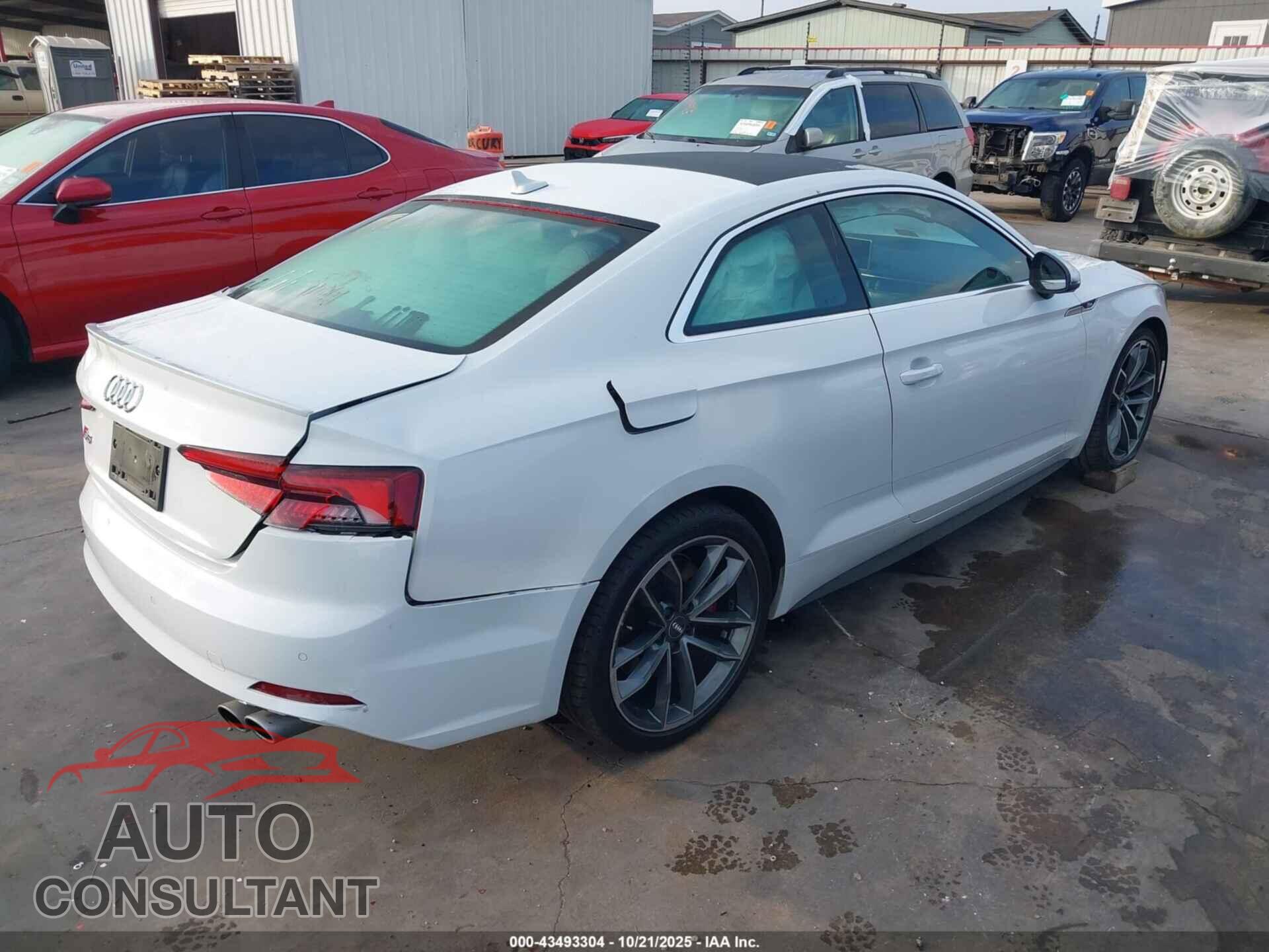 AUDI S5 2018 - WAUR4AF54JA022029