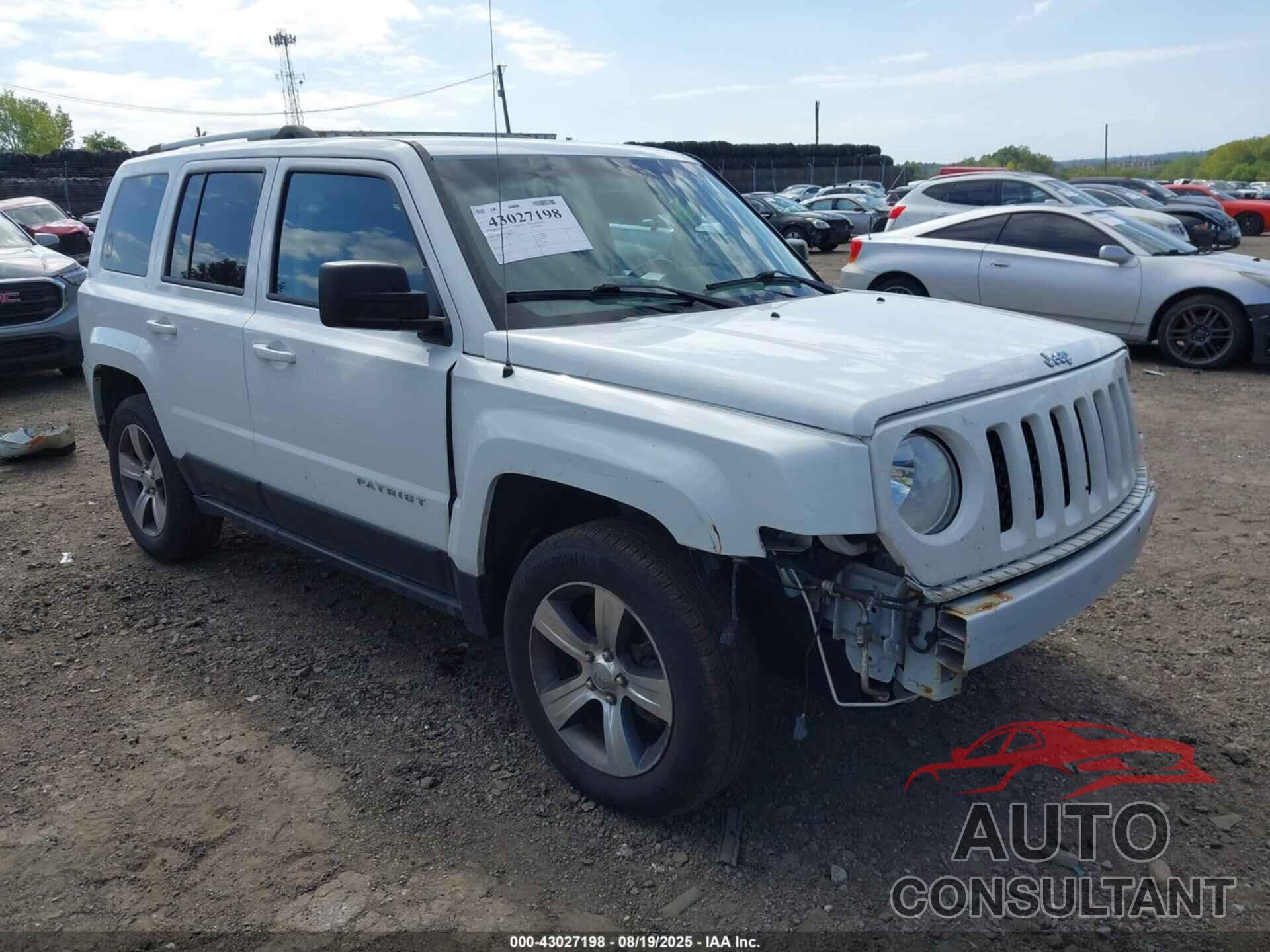 JEEP PATRIOT 2017 - 1C4NJRFB7HD205626