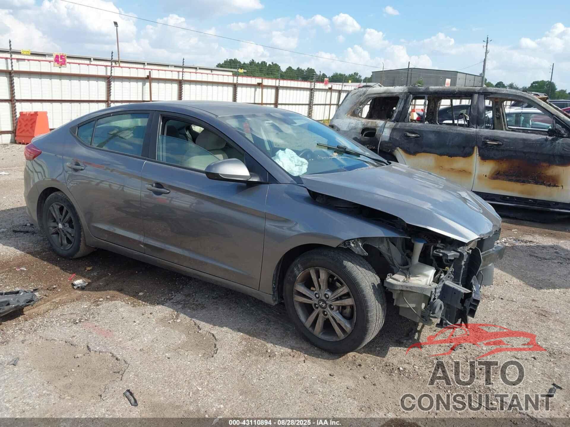 HYUNDAI ELANTRA 2018 - 5NPD84LF6JH305976