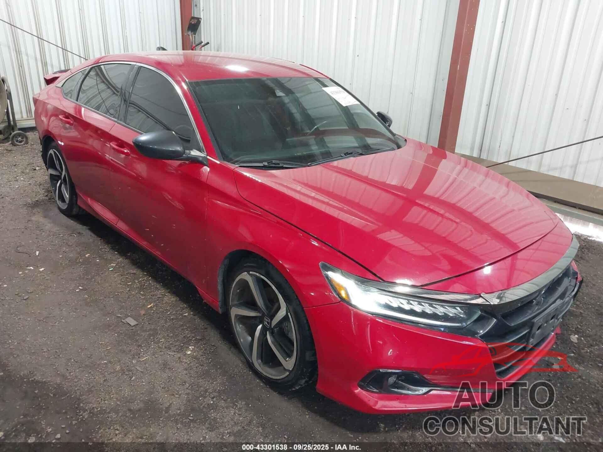 HONDA ACCORD 2021 - 1HGCV1F35MA074974