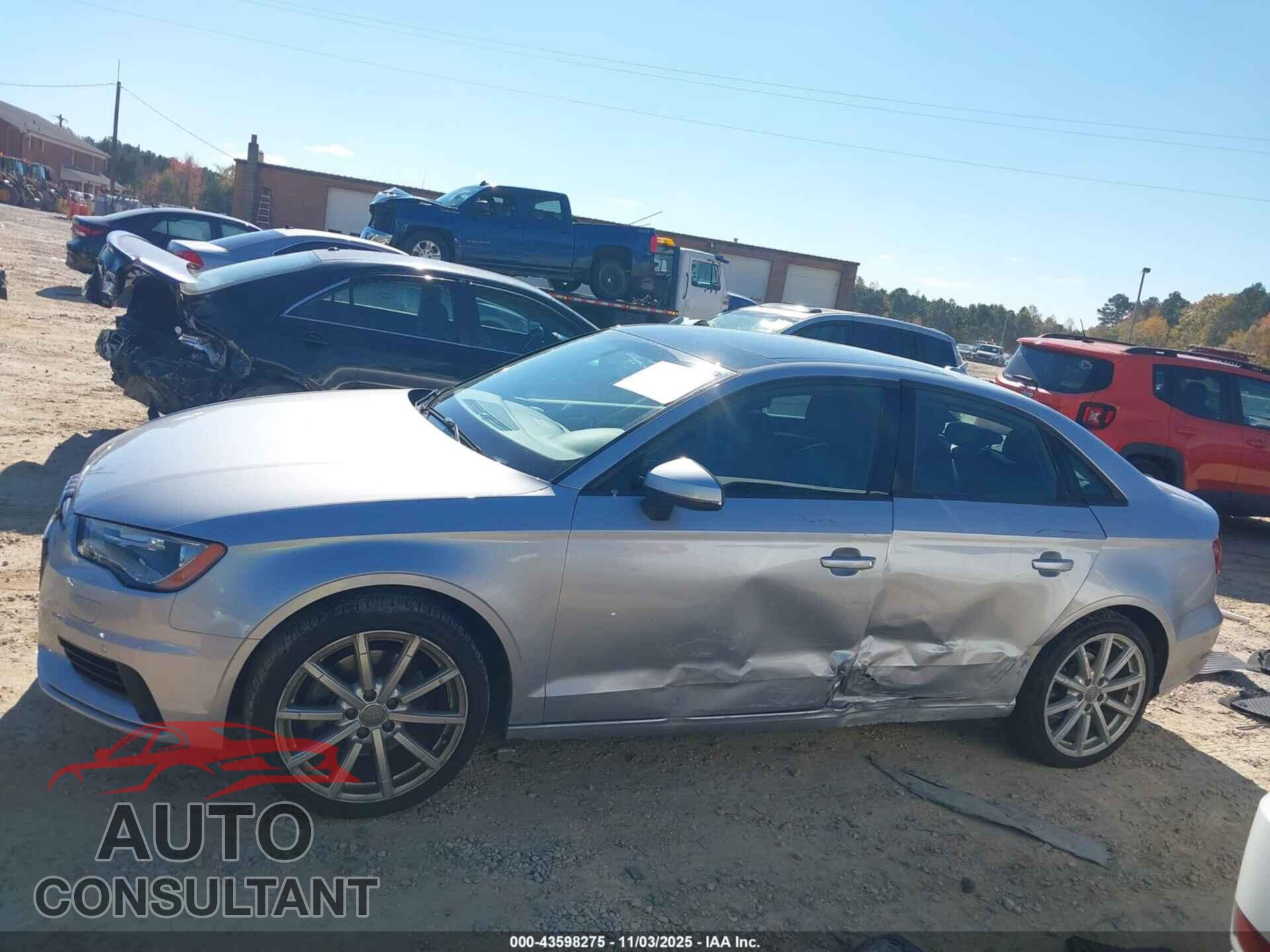 AUDI A3 2016 - WAUB8GFF8G1008564