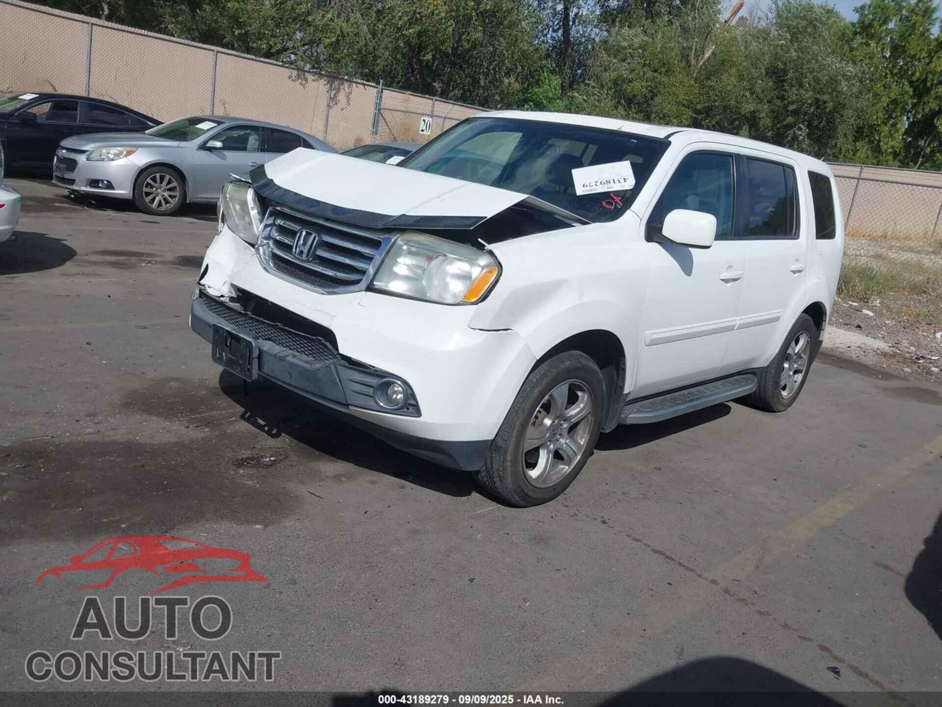 HONDA PILOT 2013 - 5FNYF3H53DB043242