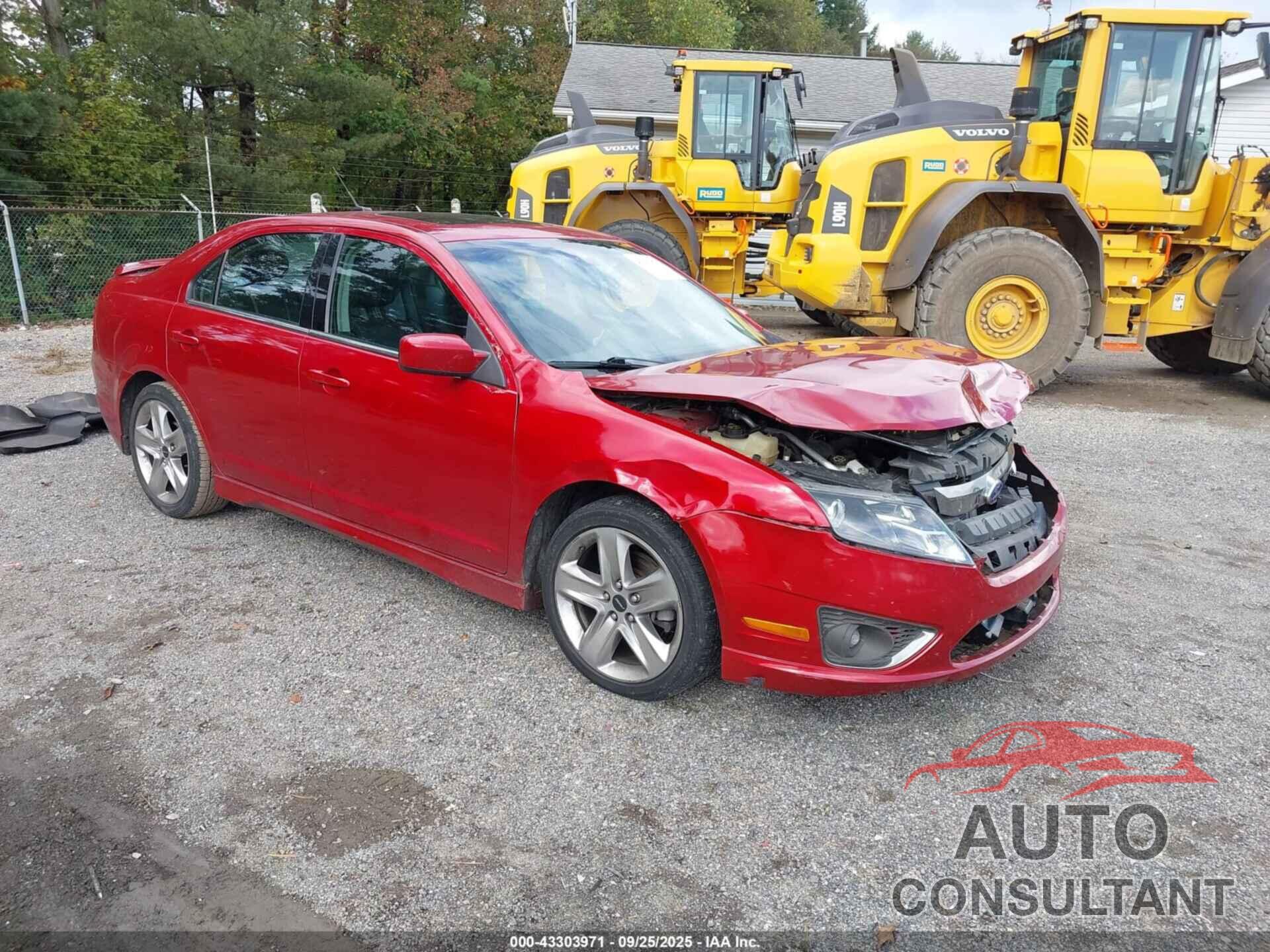 FORD FUSION 2012 - 3FAHP0KC9CR256766