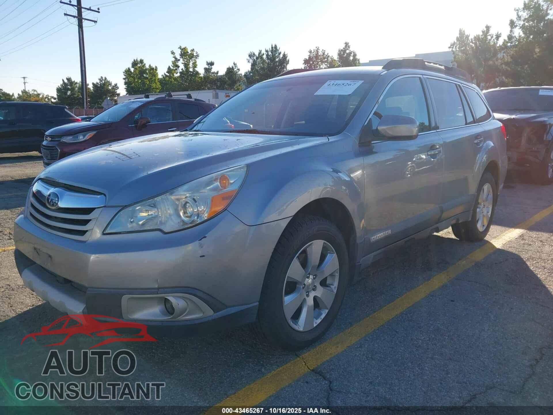 SUBARU OUTBACK 2011 - 4S4BRBCC1B3378258