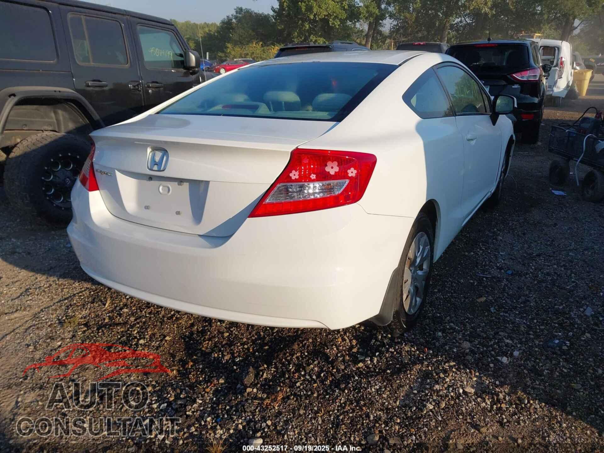 HONDA CIVIC 2012 - 2HGFG3B54CH519599