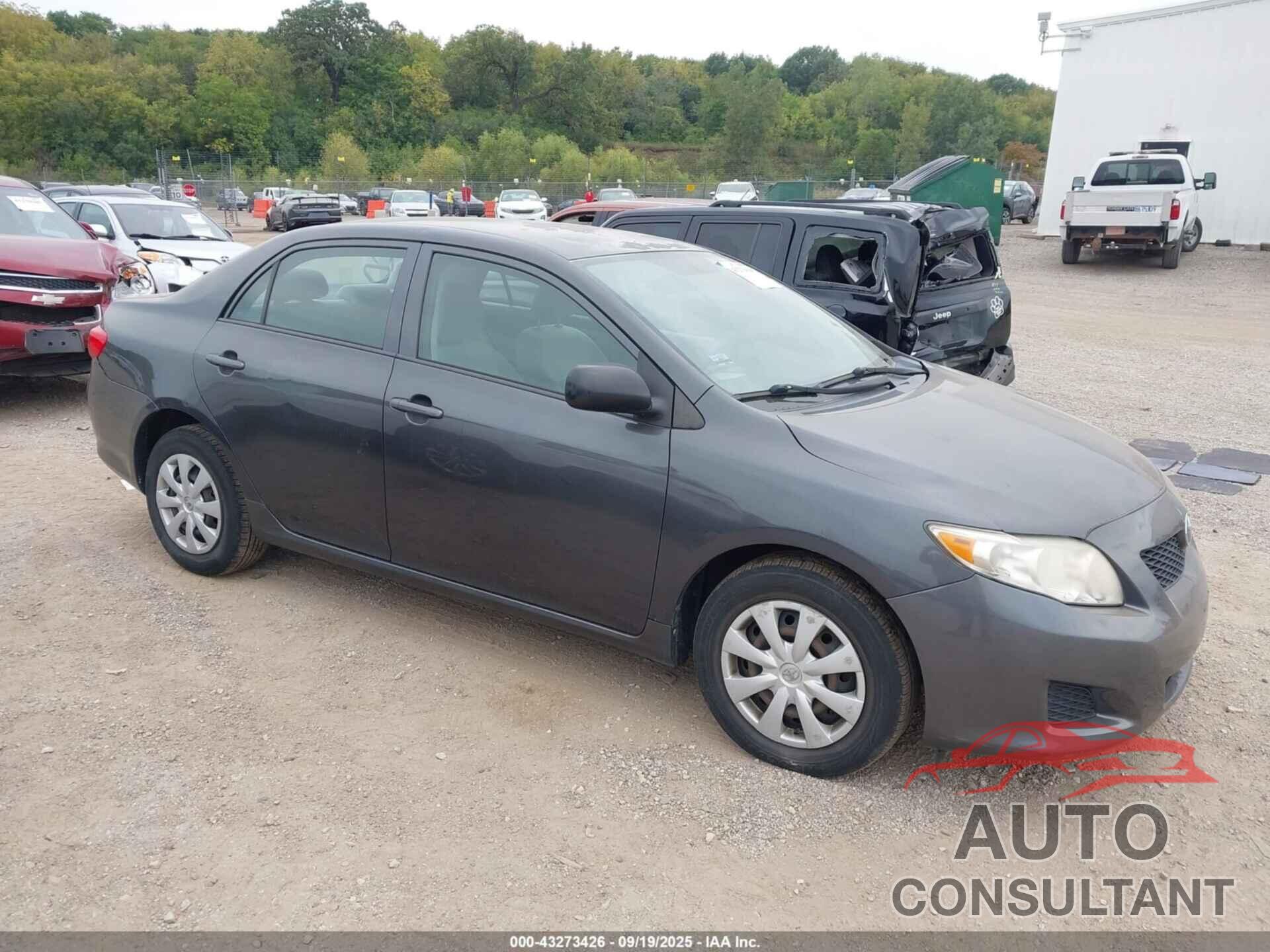 TOYOTA COROLLA 2009 - 1NXBU40EX9Z162509