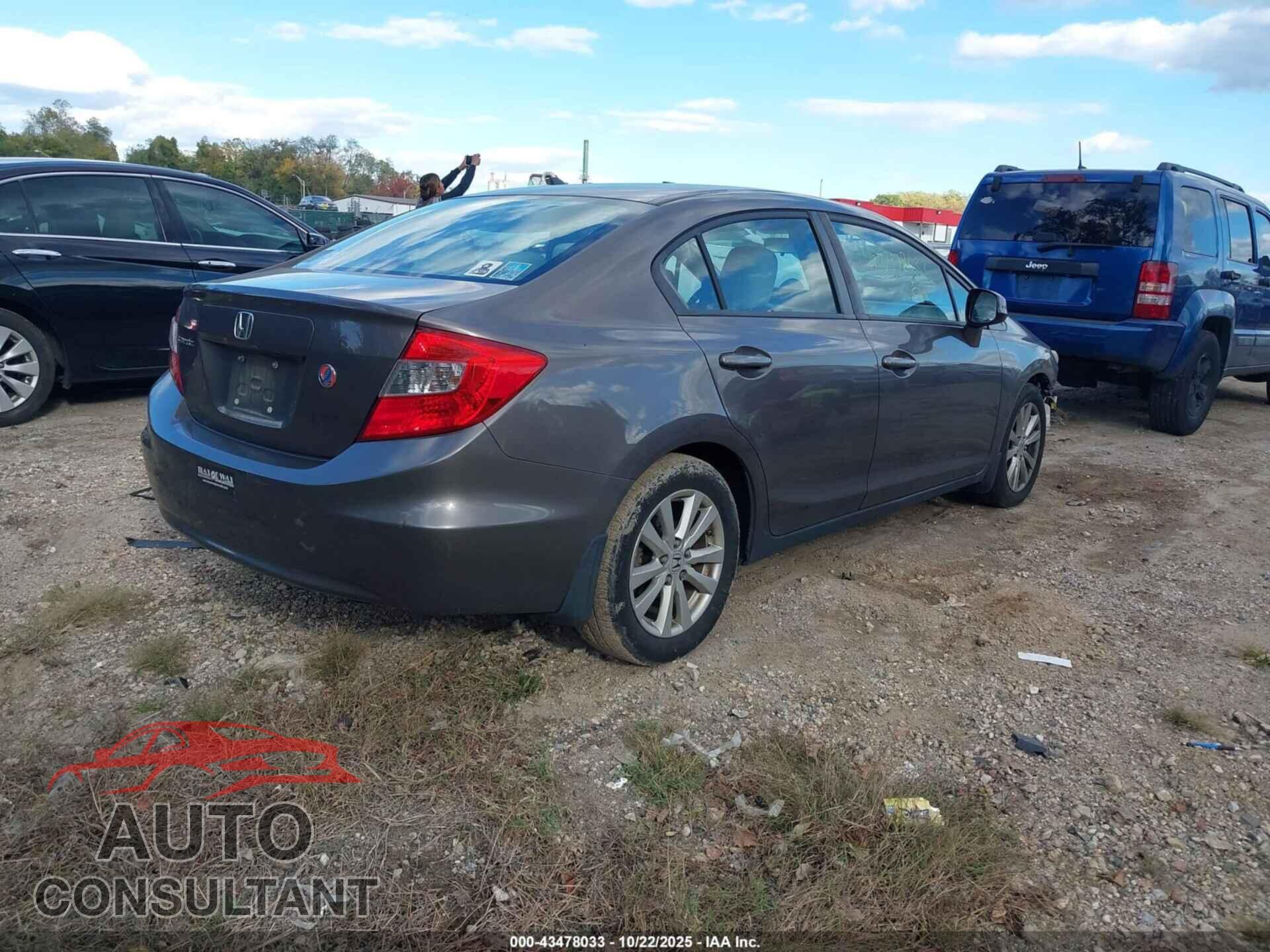 HONDA CIVIC 2012 - 19XFB2F83CE308983