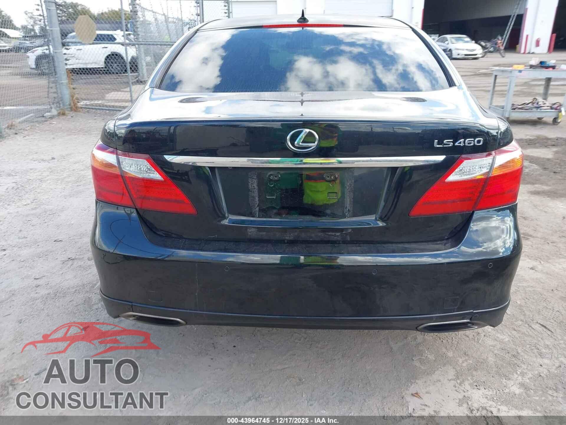 LEXUS LS 460 2012 - JTHBL5EF0C5111227