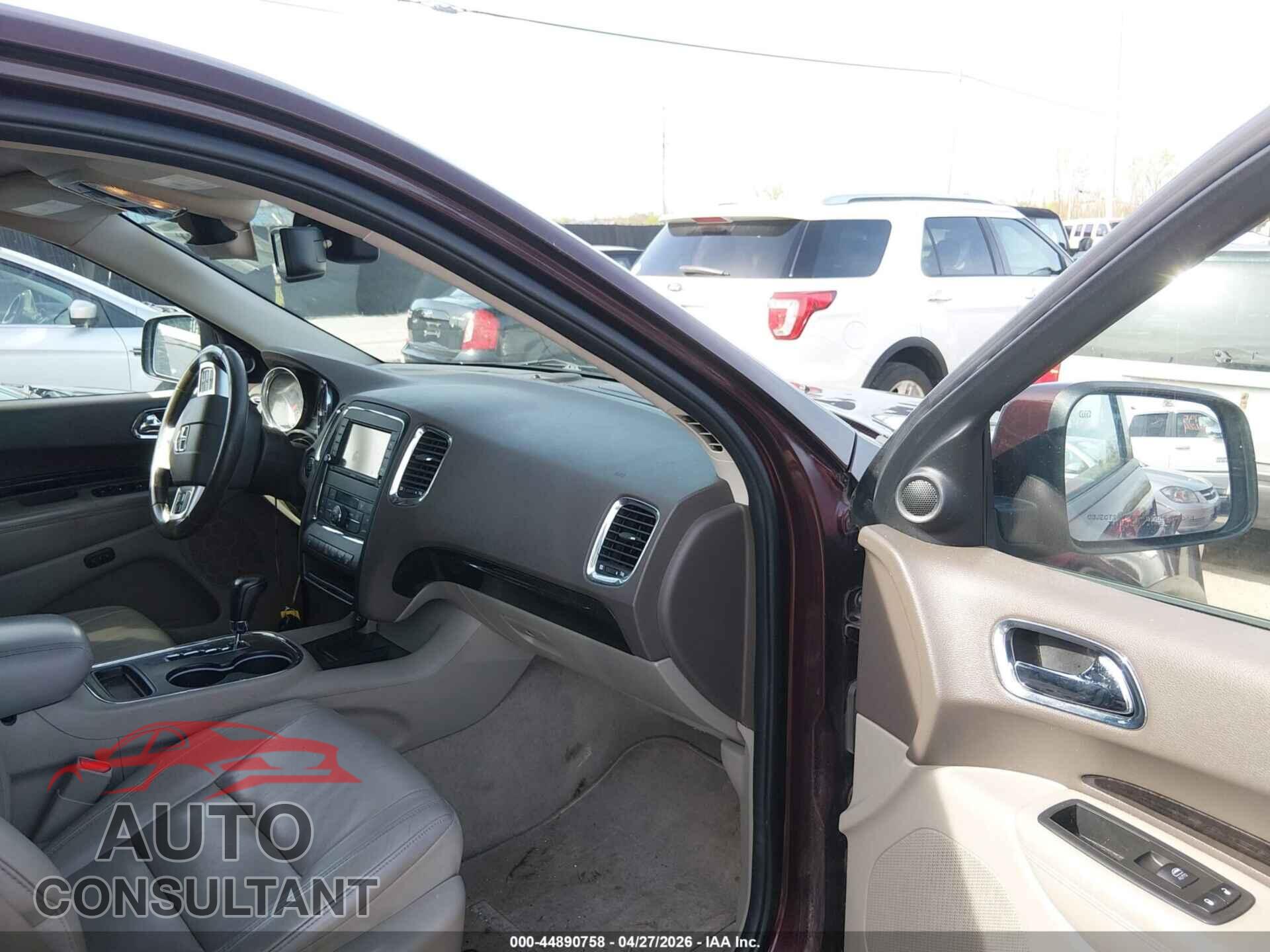 DODGE DURANGO 2012 - 1C4RDJDG3CC306296