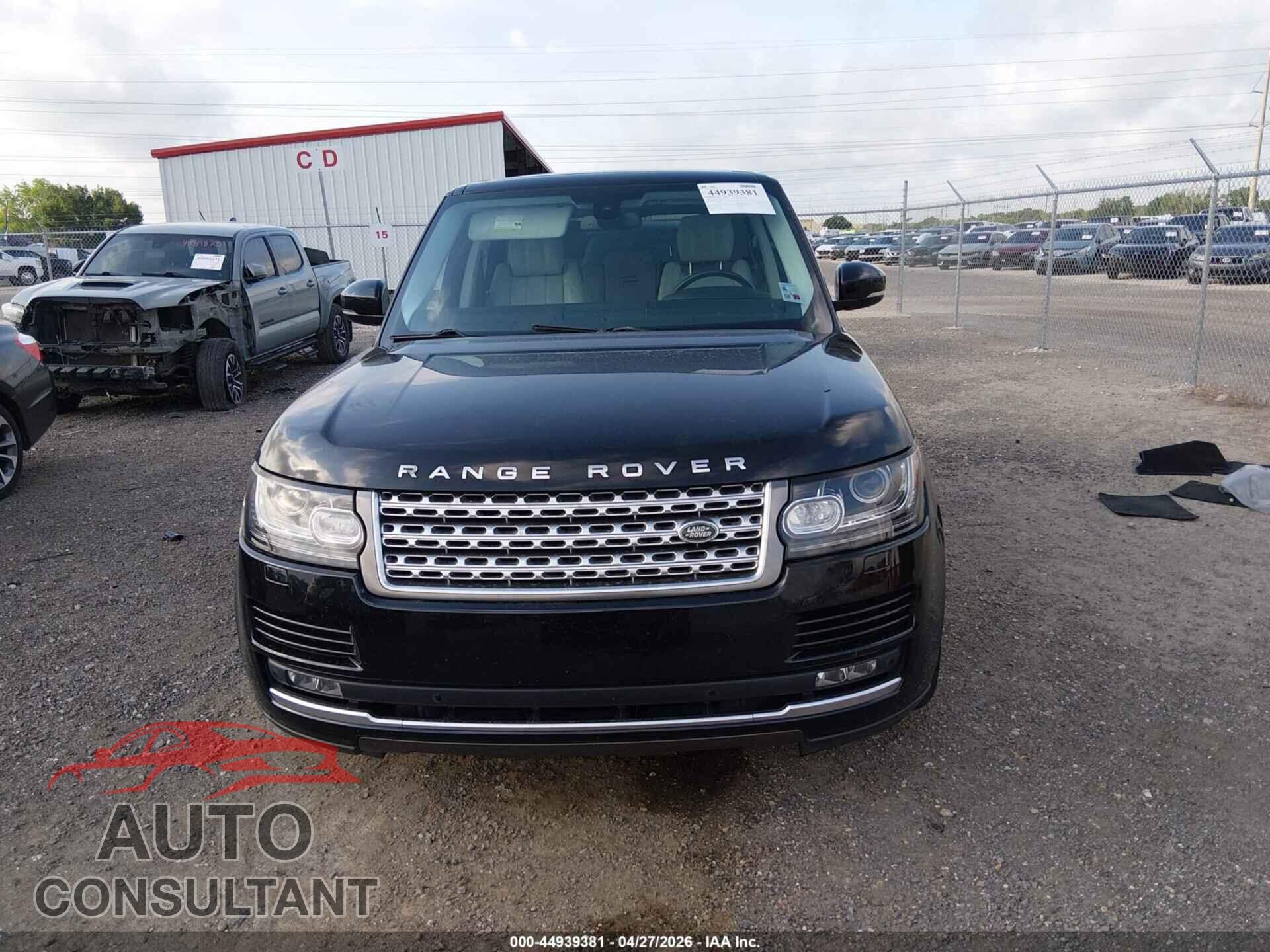 LAND ROVER RANGE ROVER 2015 - SALGS2TF9FA219703