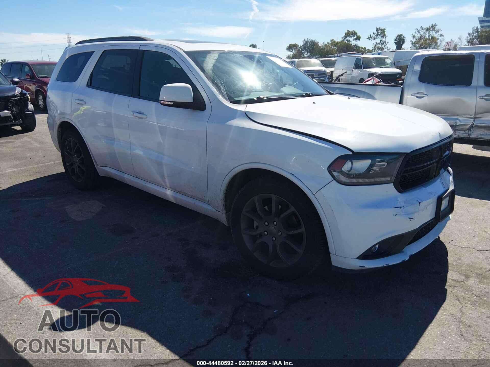 DODGE DURANGO 2017 - 1C4SDJCTXHC653177