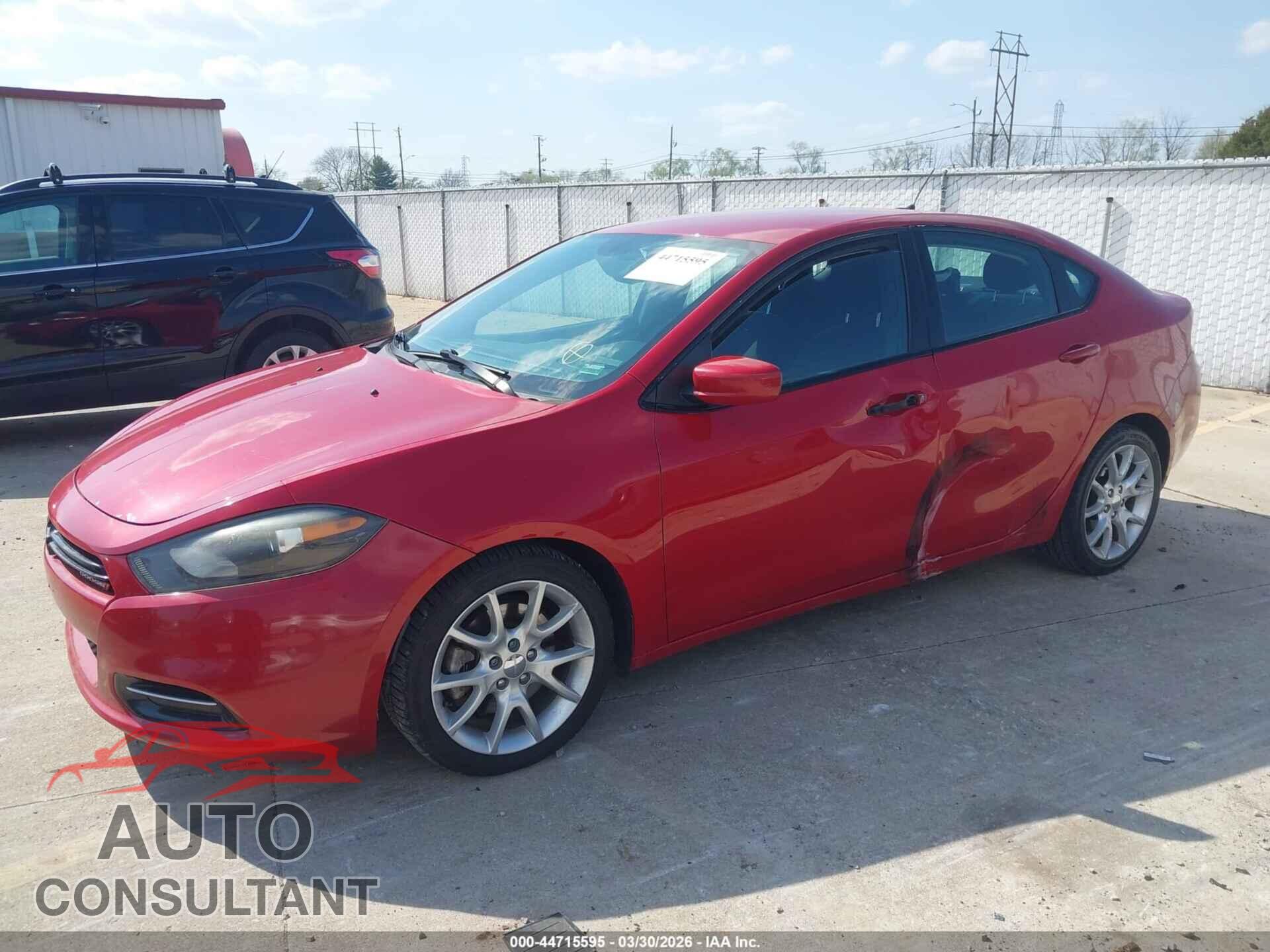 DODGE DART 2014 - 1C3CDFBB1ED730541