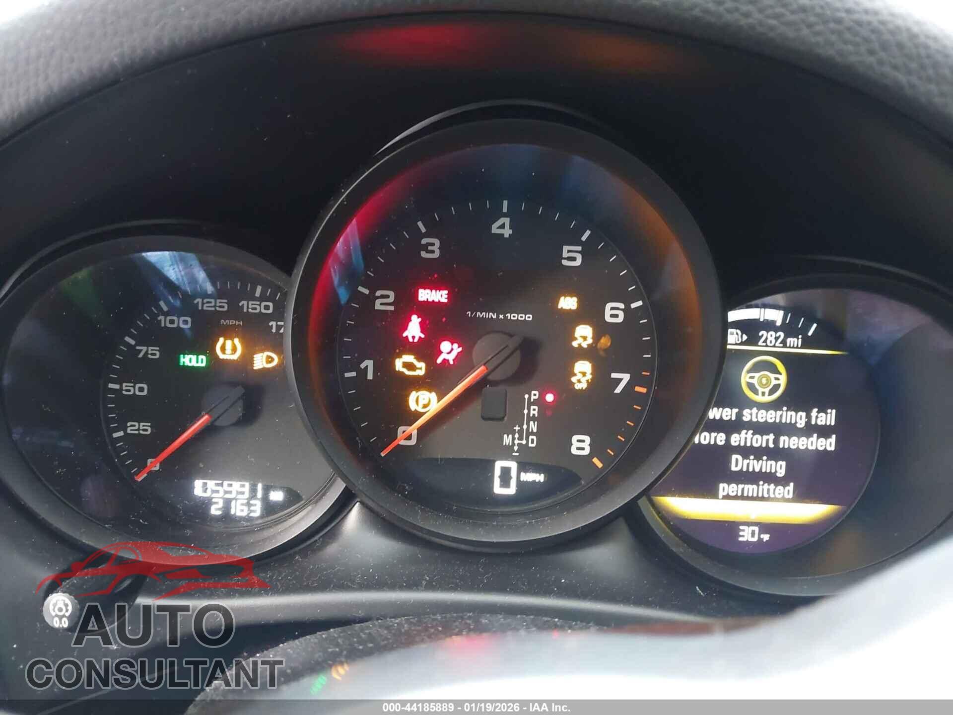PORSCHE MACAN 2017 - WP1AA2A50HLB04049