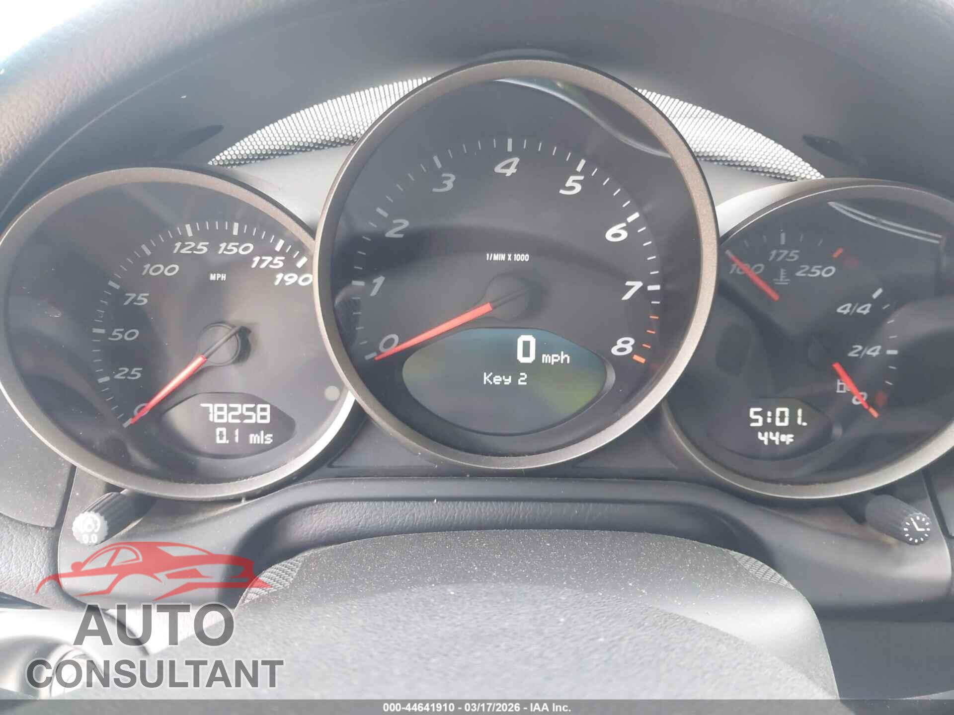 PORSCHE BOXSTER 2012 - WP0CB2A89CS798076