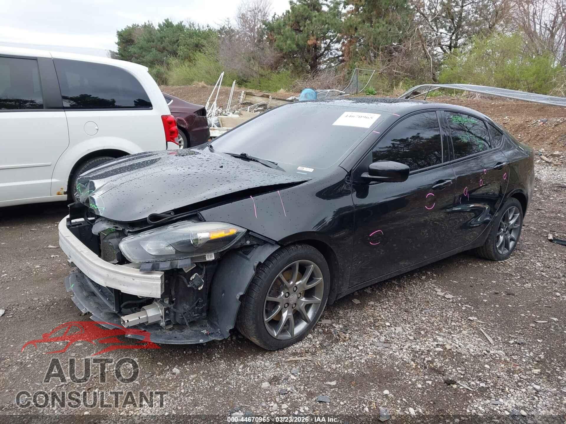 DODGE DART 2015 - 1C3CDFBB5FD132082