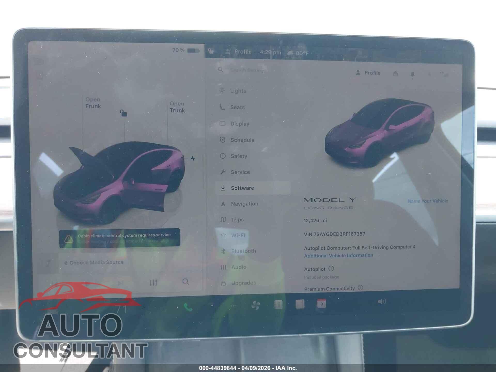 TESLA MODEL Y 2024 - 7SAYGDED3RF167357