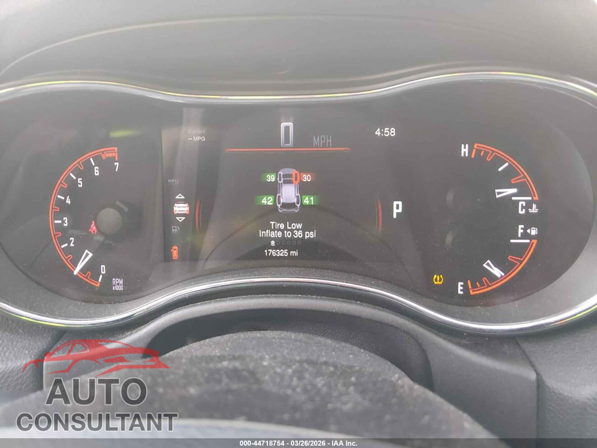 DODGE DURANGO 2015 - 1C4RDHEG5FC829847