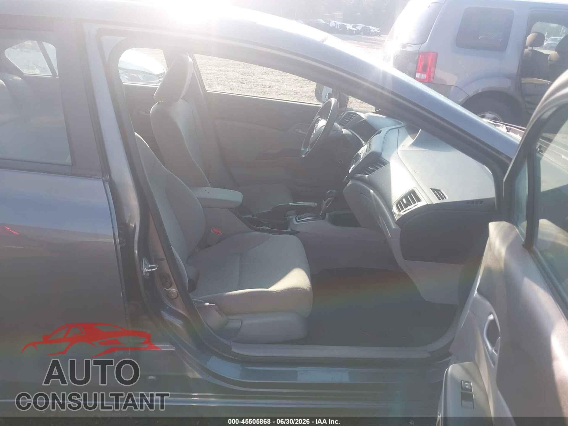 HONDA CIVIC 2012 - 19XFB2F58CE354573
