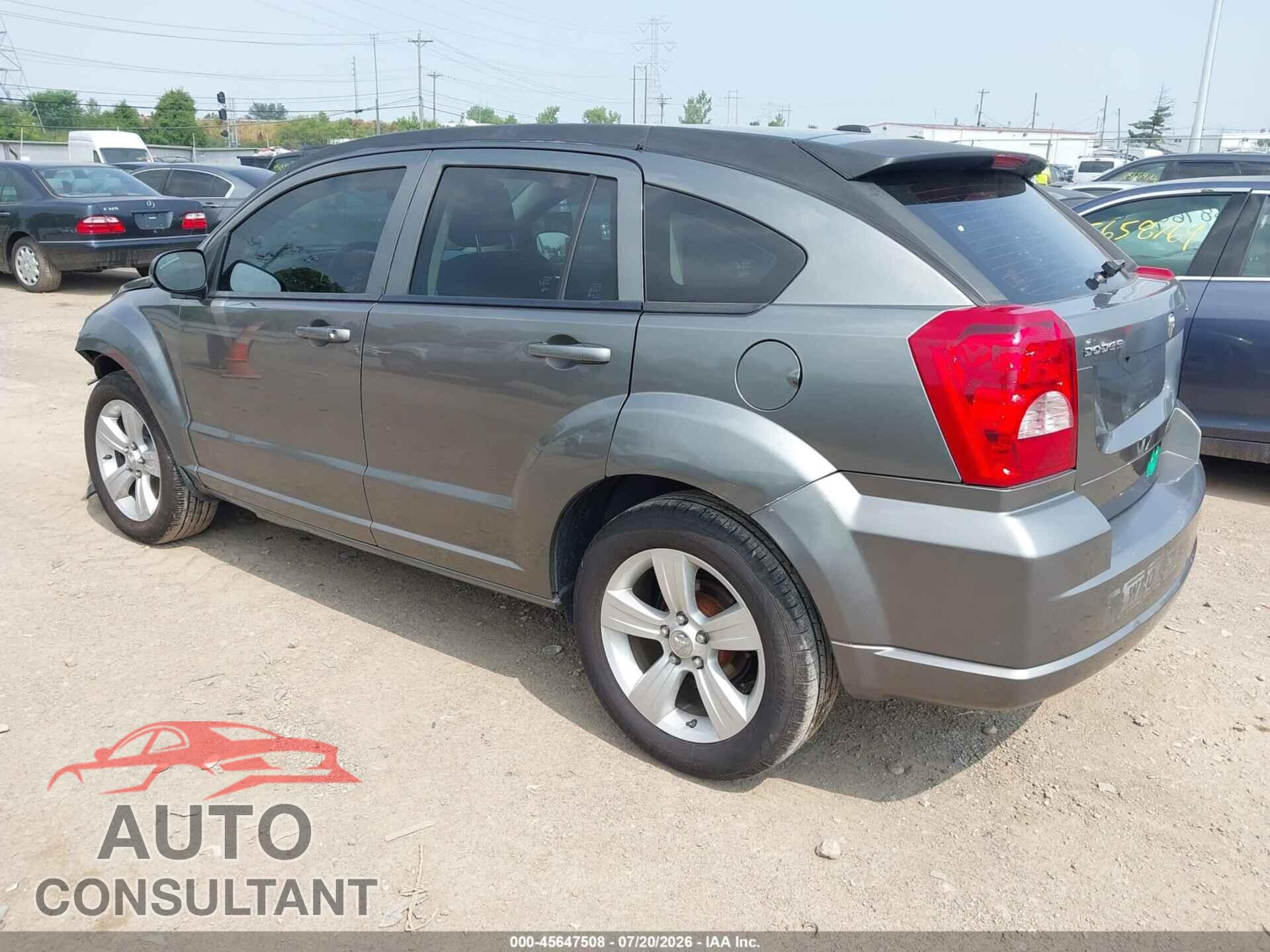 DODGE CALIBER 2012 - 1C3CDWDA5CD535138