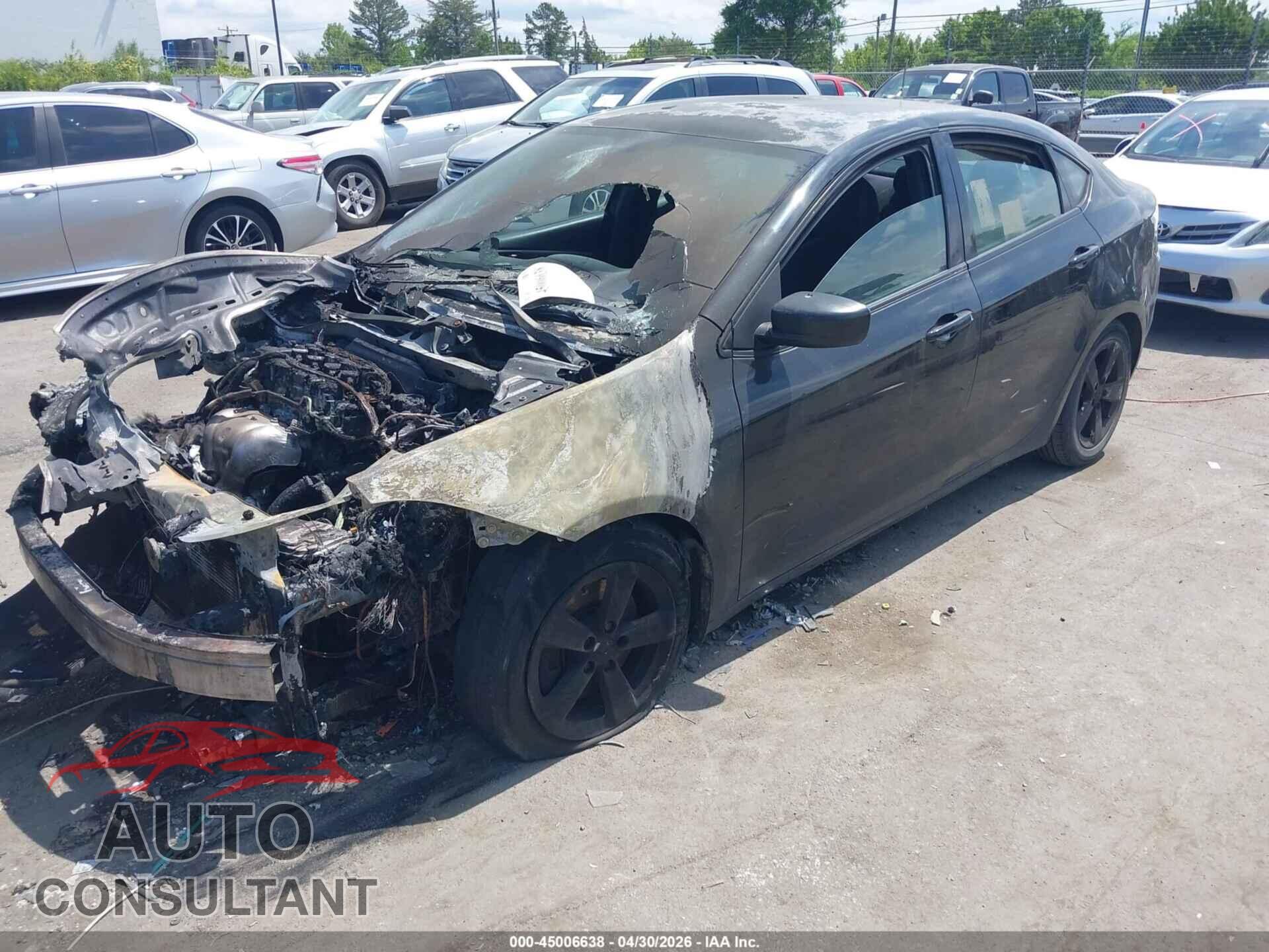 DODGE DART 2015 - 1C3CDFBB3FD193642