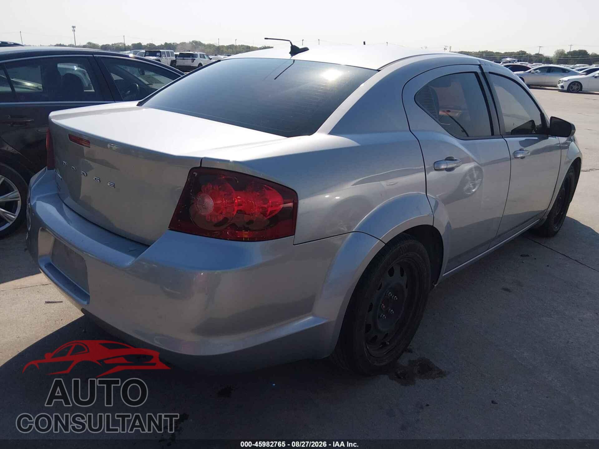 DODGE AVENGER 2013 - 1C3CDZAB4DN541135