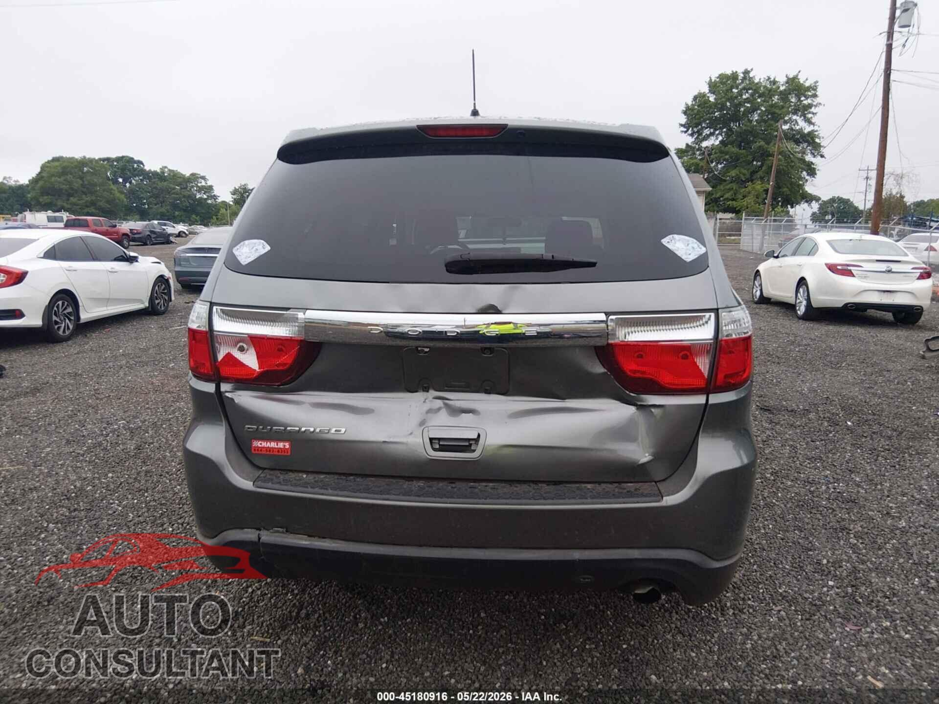 DODGE DURANGO 2013 - 1C4RDHAG6DC608230